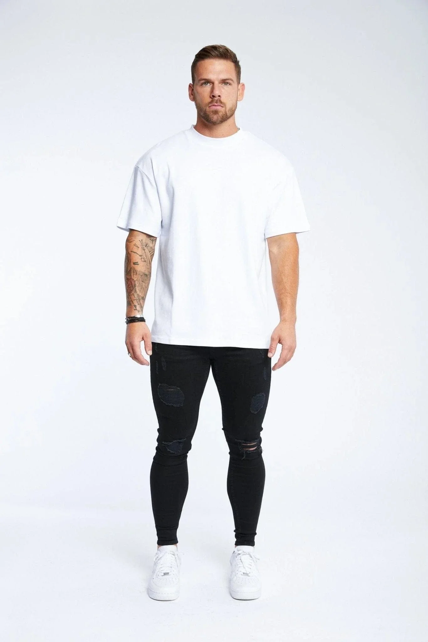 LEGEND* BASICS OVERSIZED T-SHIRT - WHITE - Image 2