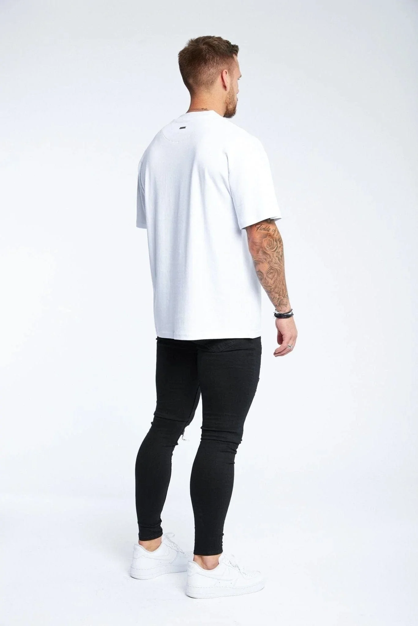 LEGEND* BASICS OVERSIZED T-SHIRT - WHITE - Image 6