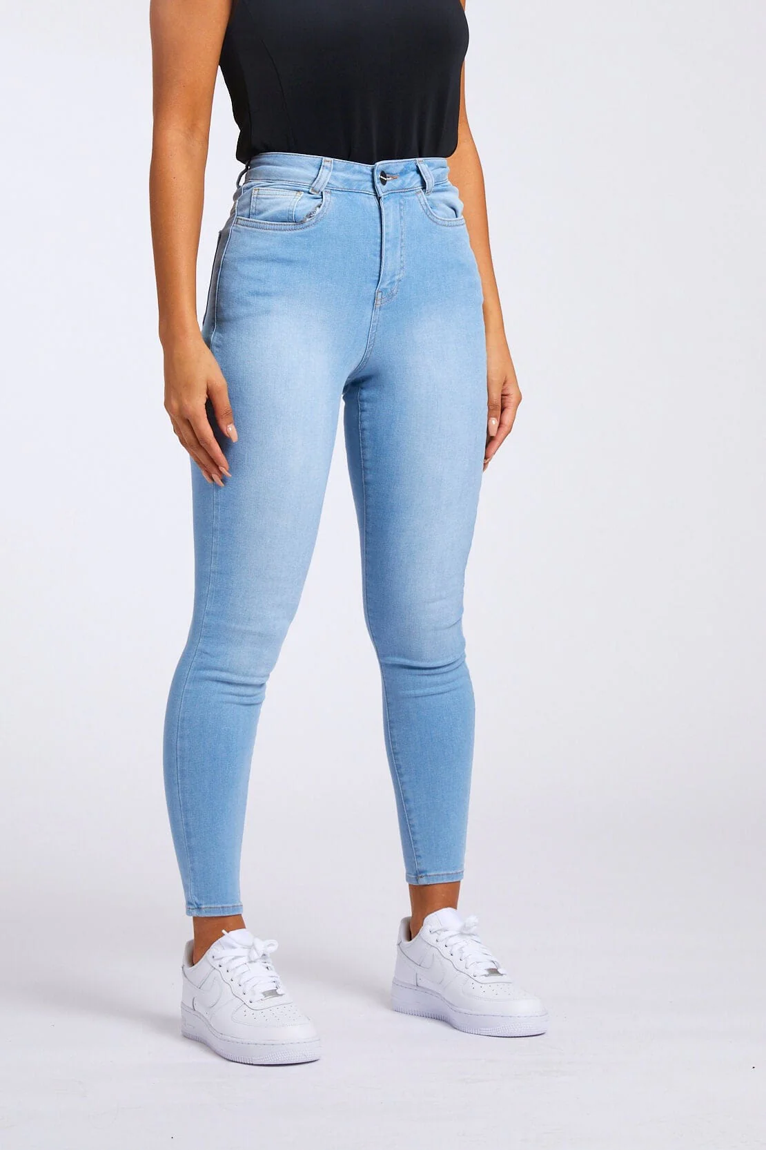 SKINNY JEANS - LIGHT BLUE - Image 4