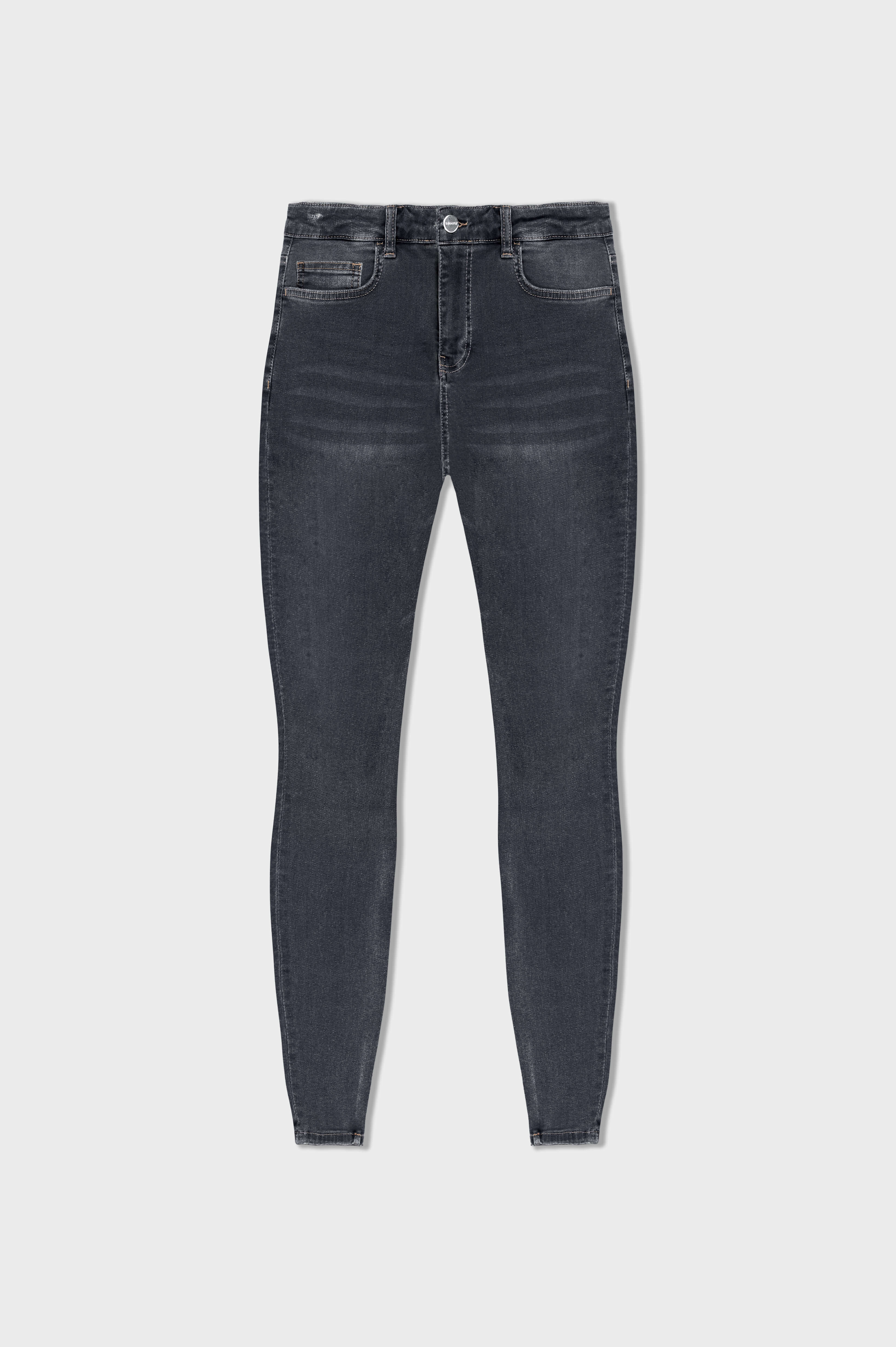 SKINNY FIT JEANS NON RIPPED - GREY - Image 6