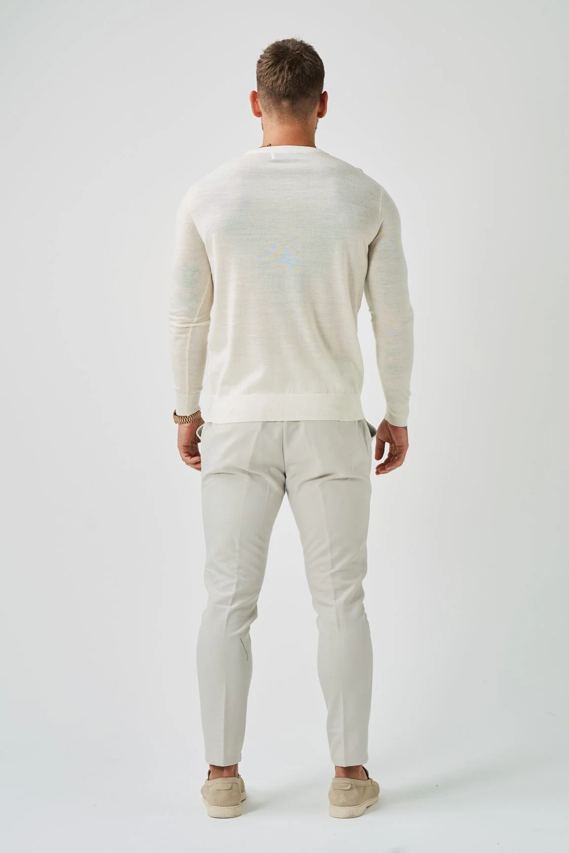 LONG SLEEVE KNIT - OFF WHITE - Image 4