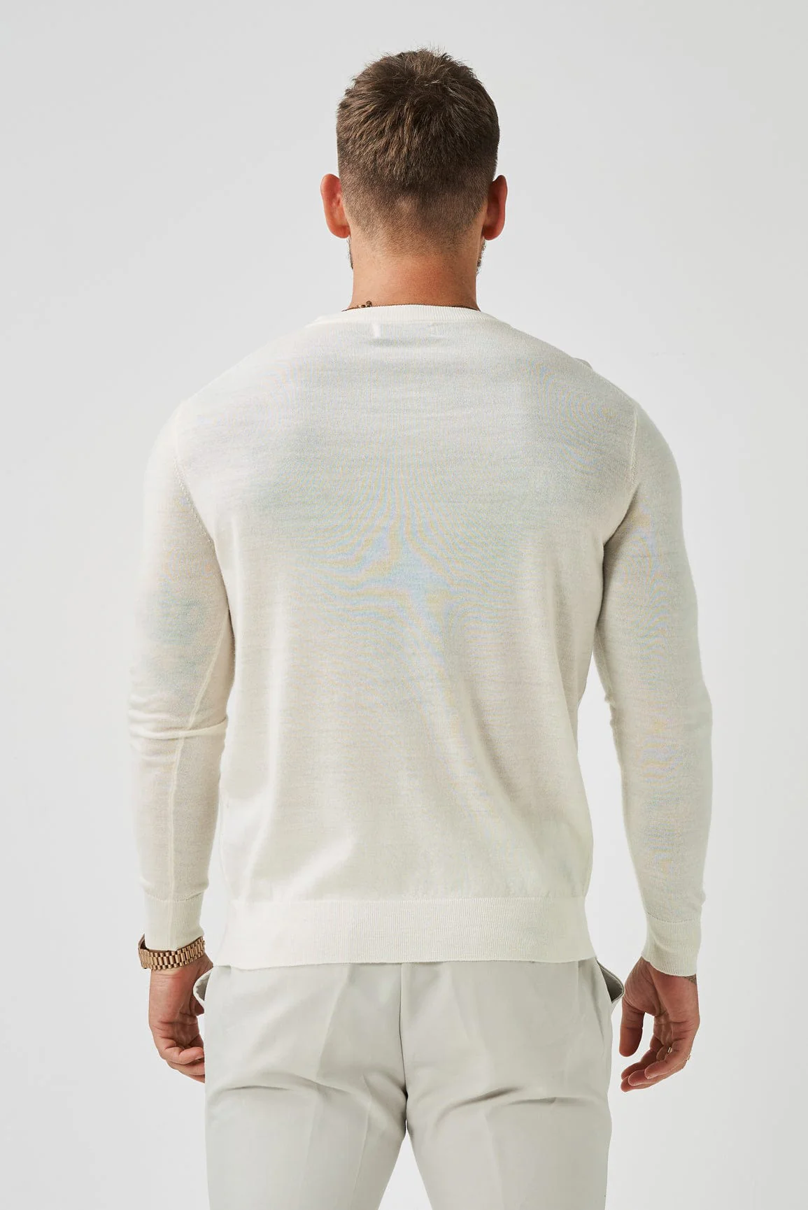 LONG SLEEVE KNIT - OFF WHITE - Image 6