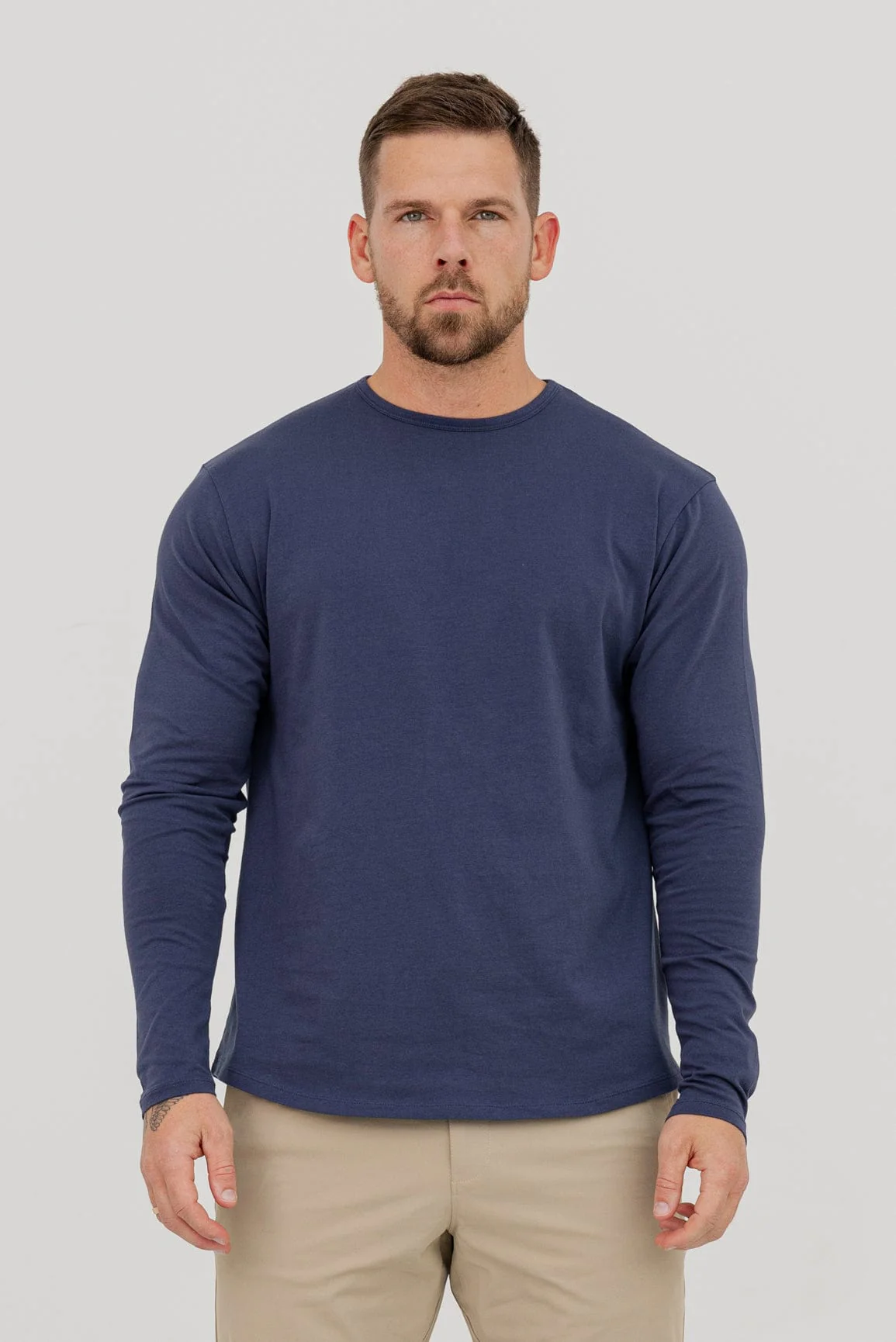 LONG SLEEVE BASICS - INDIGO NAVY