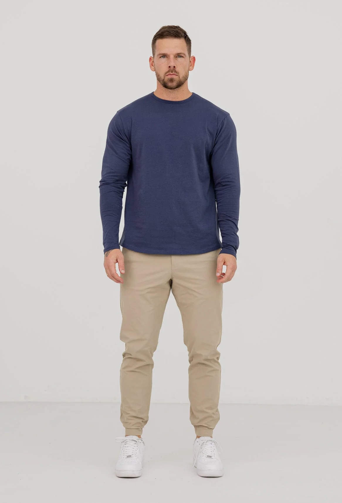 LONG SLEEVE BASICS - INDIGO NAVY - Image 2