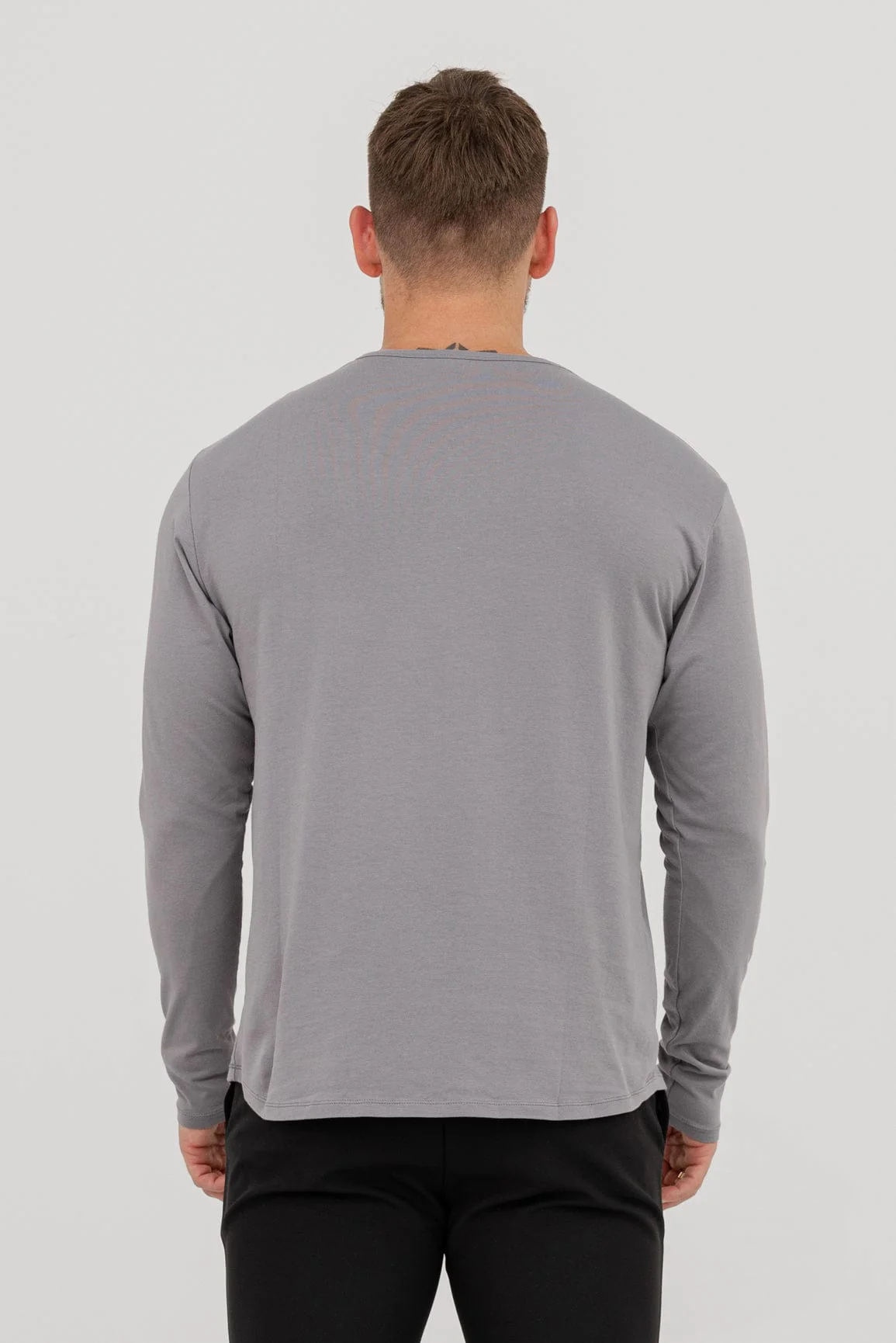 LONG SLEEVE BASICS - SLATE GREY - Image 4