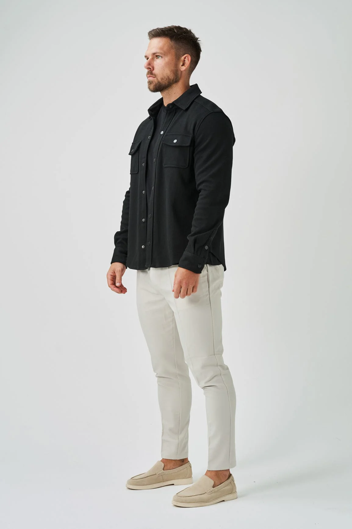 OVERSHIRT - BLACK - Image 7