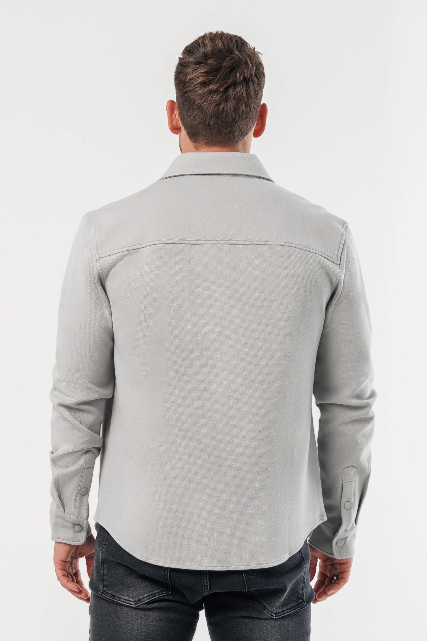 OVERSHIRT - LIGHT GREY - Image 5