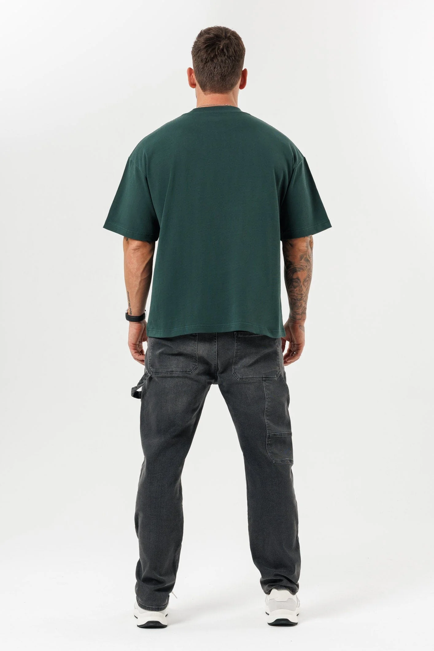 OVERSIZED T-SHIRT - GREEN - Image 7