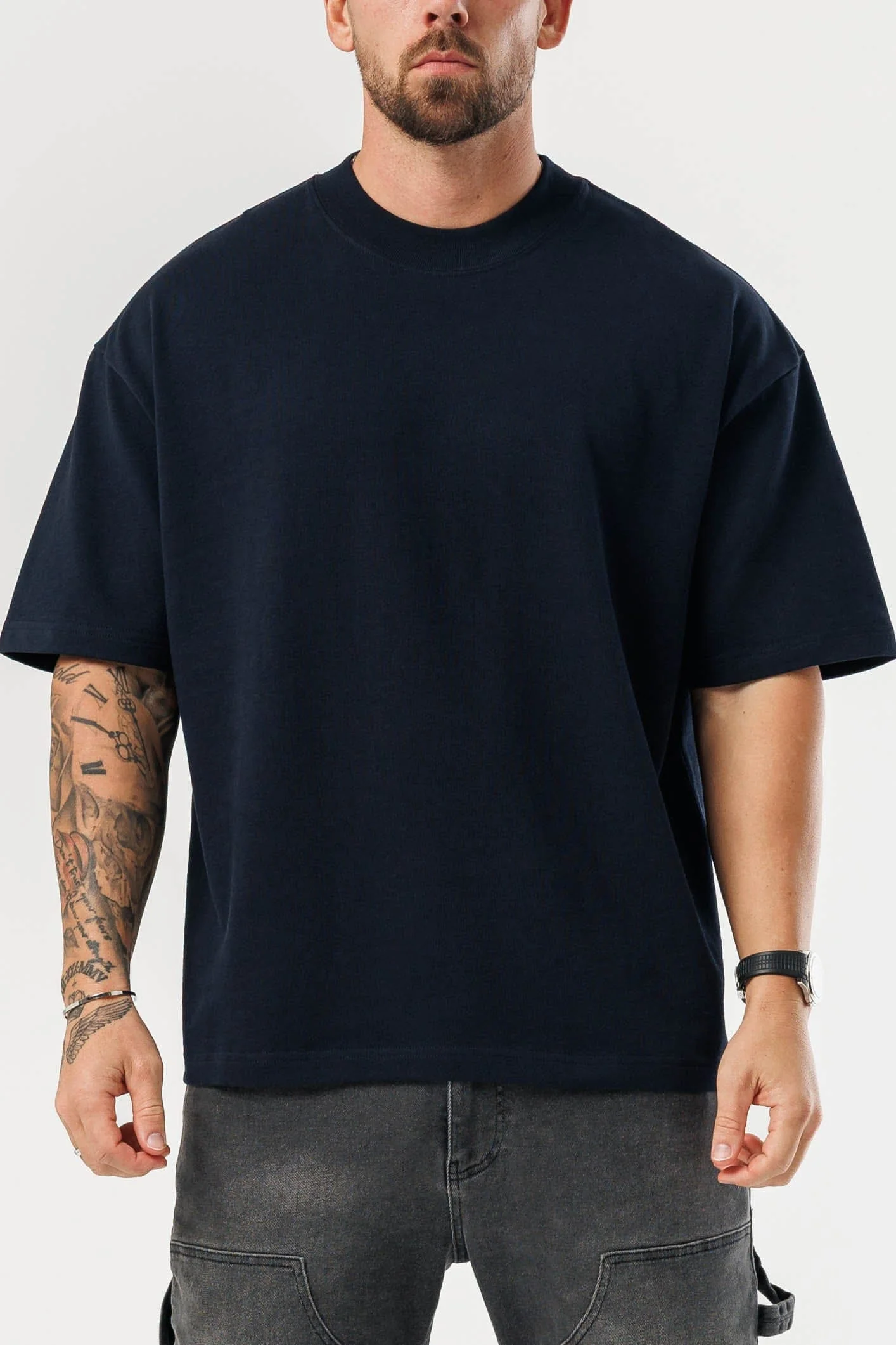 OVERSIZED T-SHIRT - NAVY