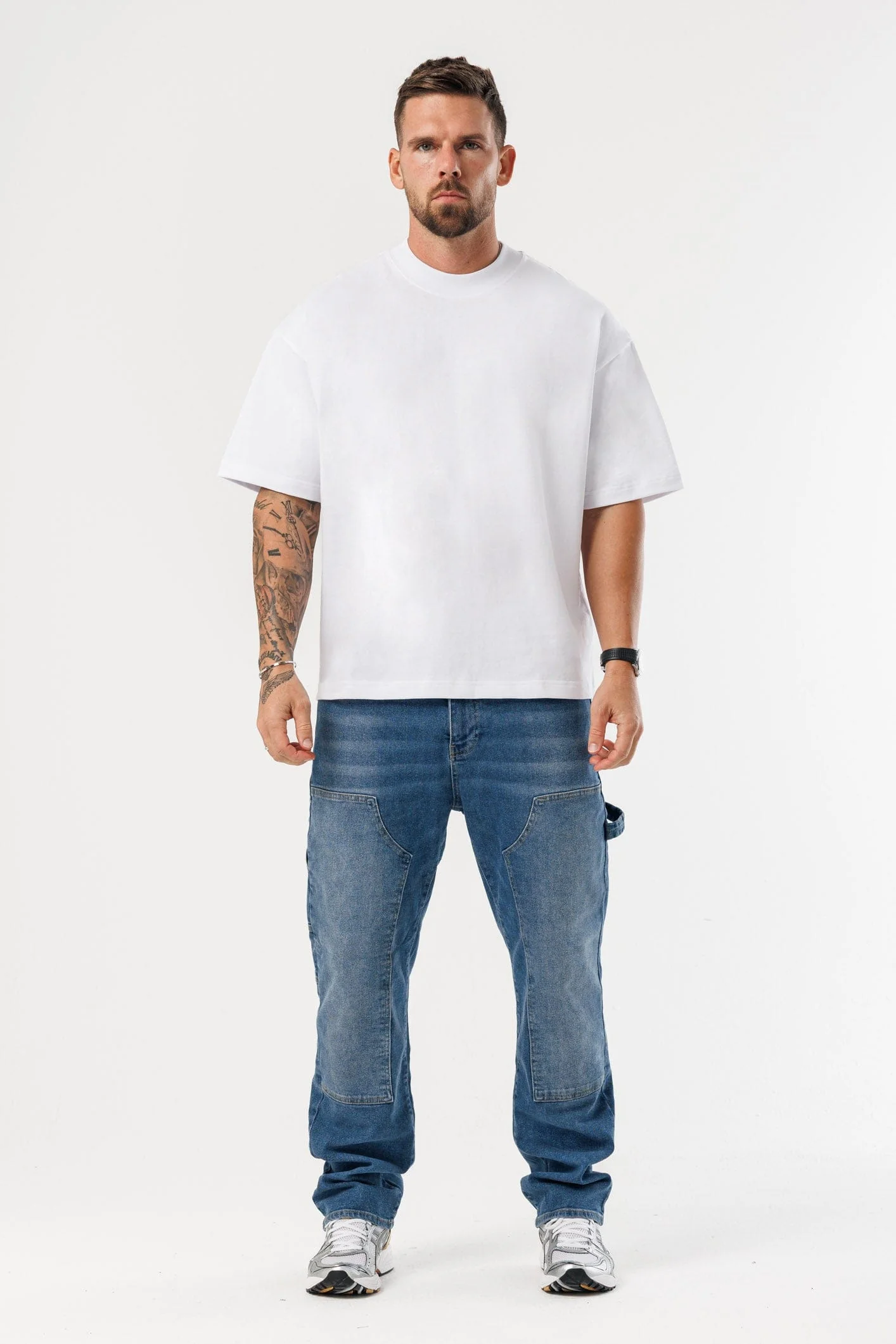 OVERSIZED T-SHIRT - WHITE - Image 6
