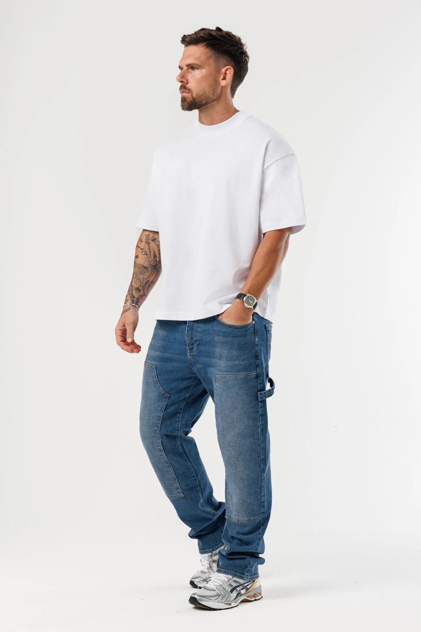 OVERSIZED T-SHIRT - WHITE - Image 7