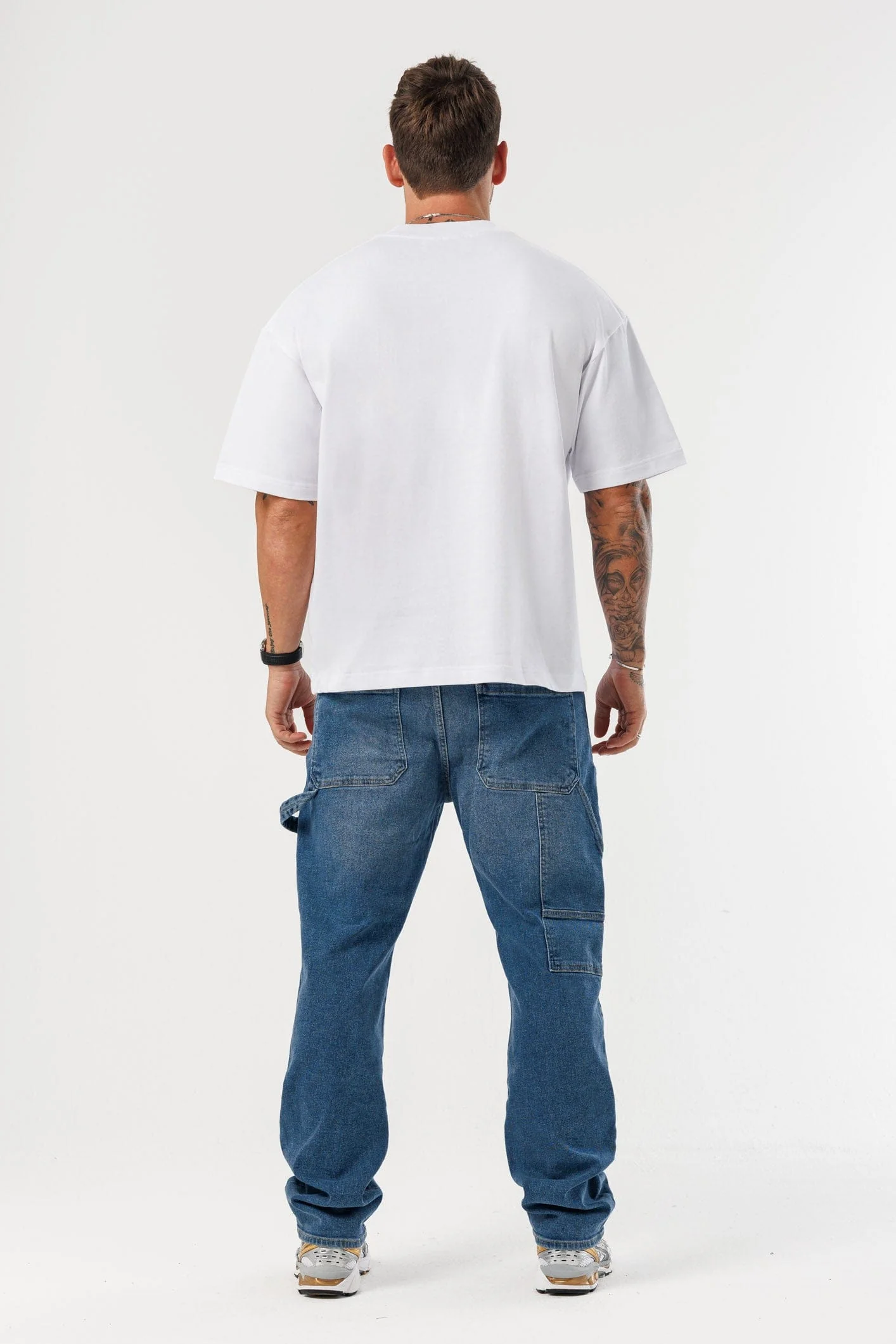 OVERSIZED T-SHIRT - WHITE - Image 9
