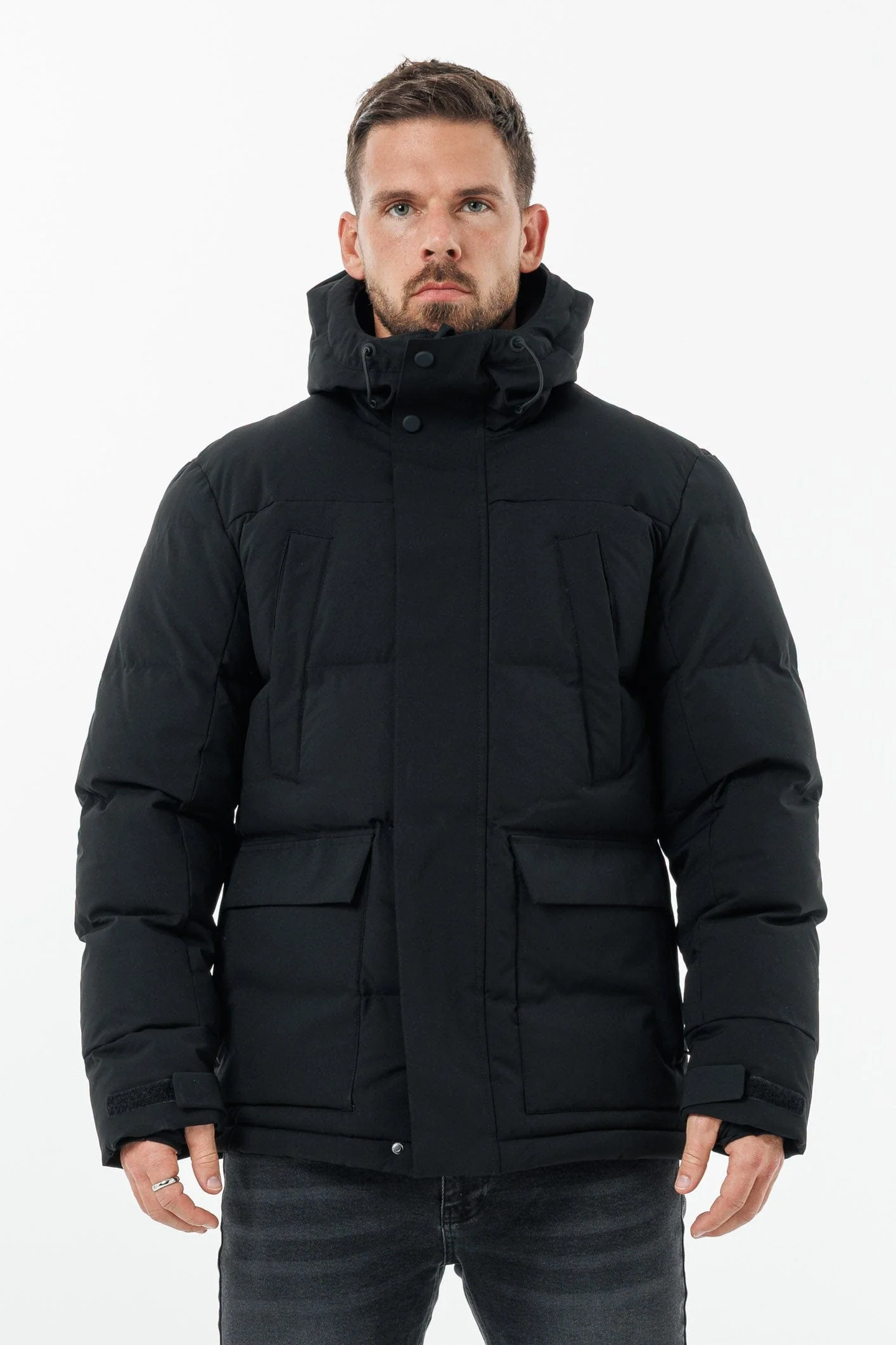 PARKA JACKET - BLACK