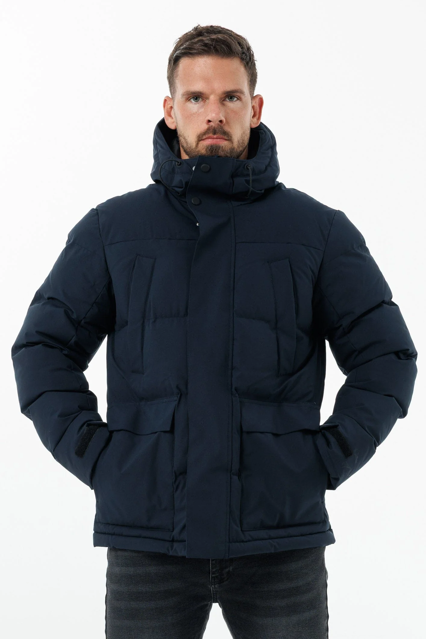 PARKA JACKET - NAVY - Image 2