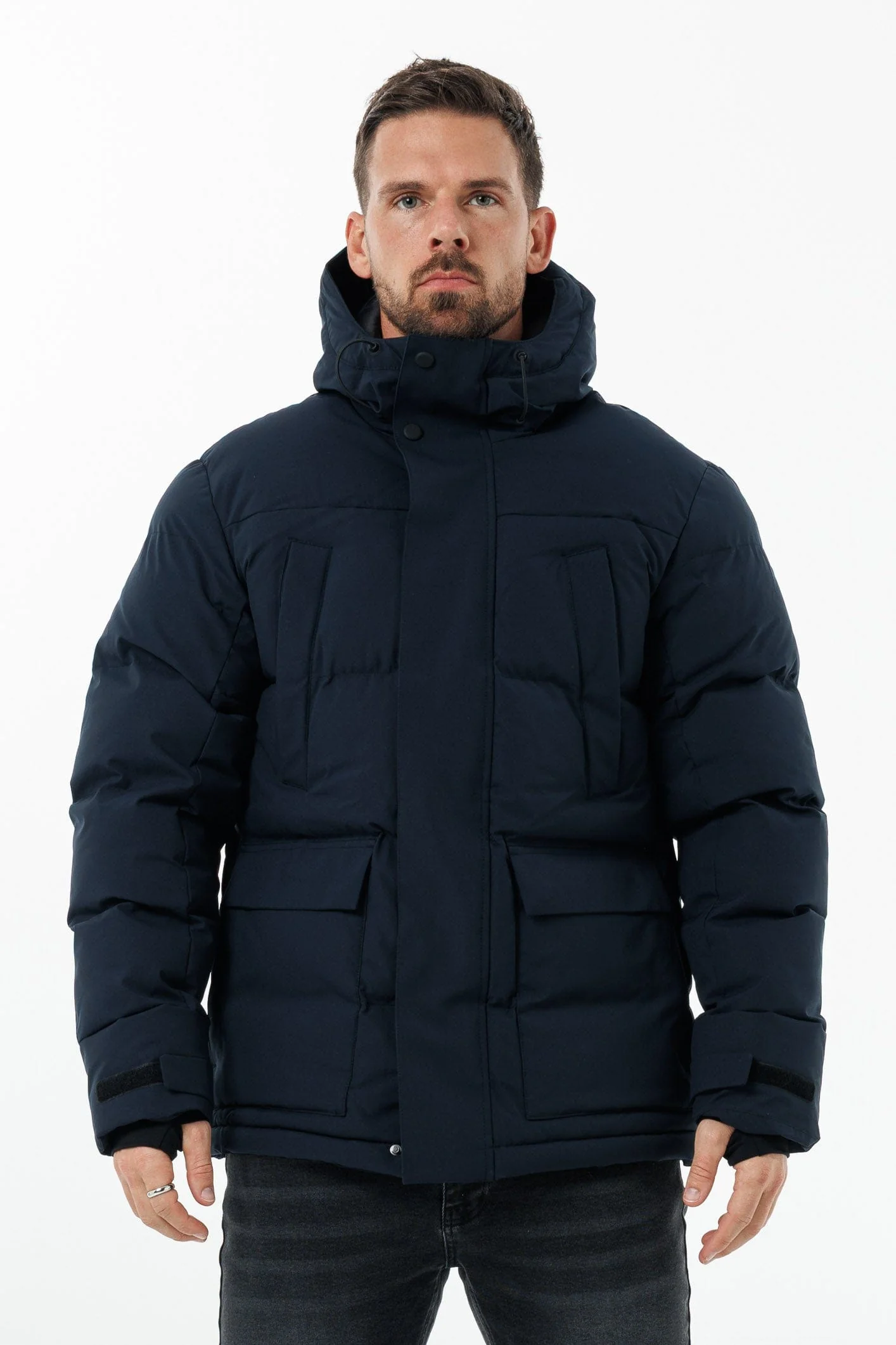 PARKA JACKET - NAVY - Image 7