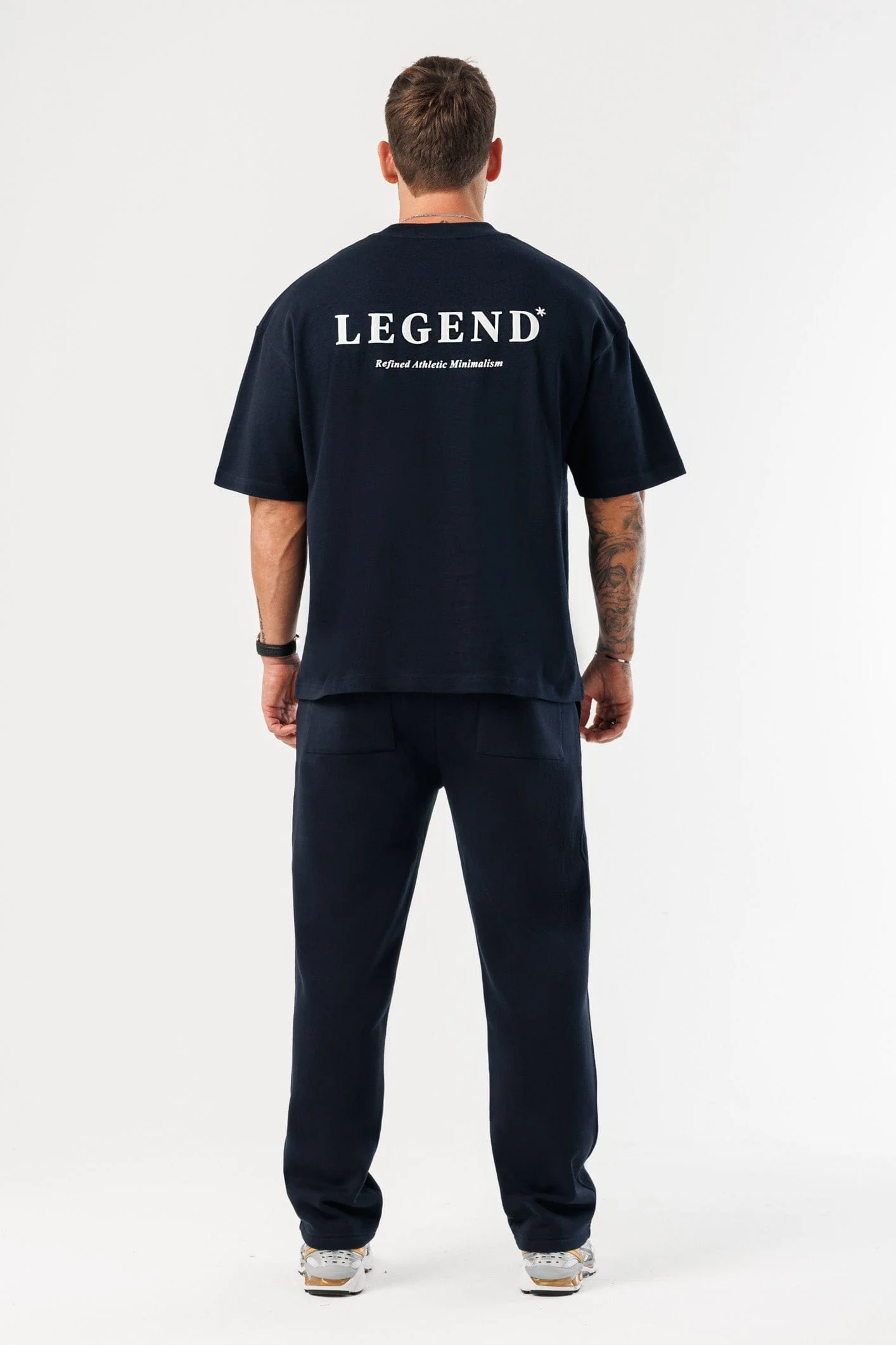PRINT OVERSIZED T-SHIRT - NAVY - Image 9