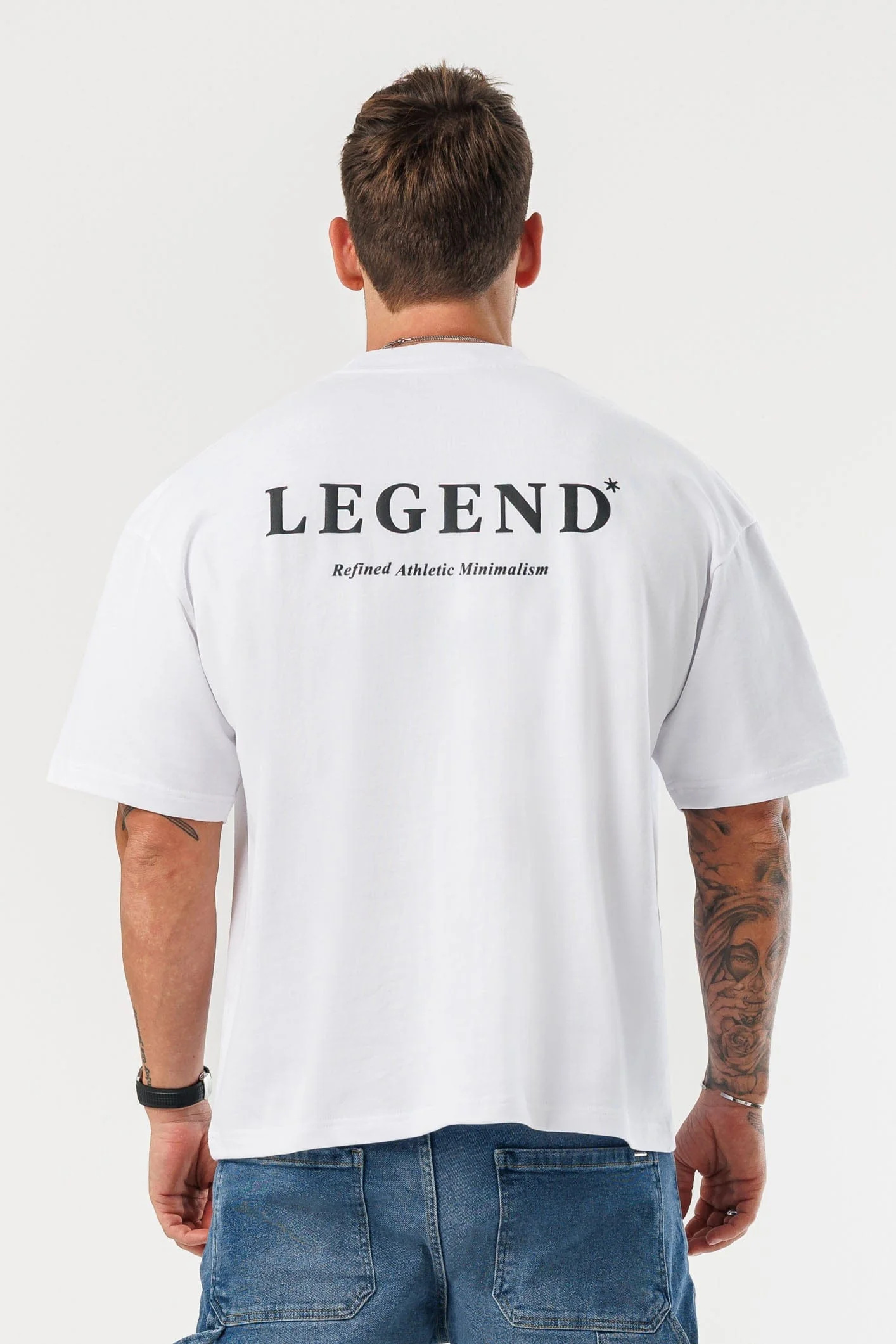 PRINT OVERSIZED T-SHIRT - WHITE - Image 2