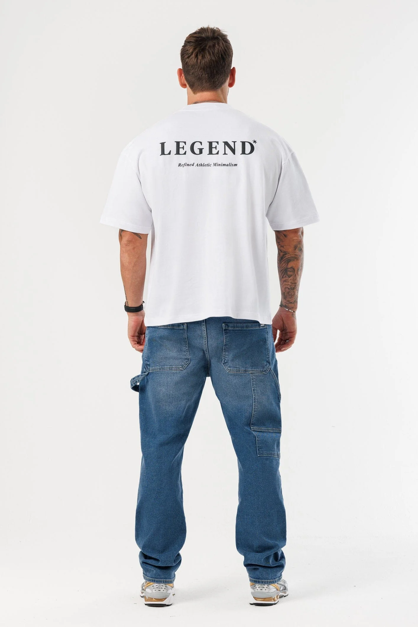 PRINT OVERSIZED T-SHIRT - WHITE - Image 8