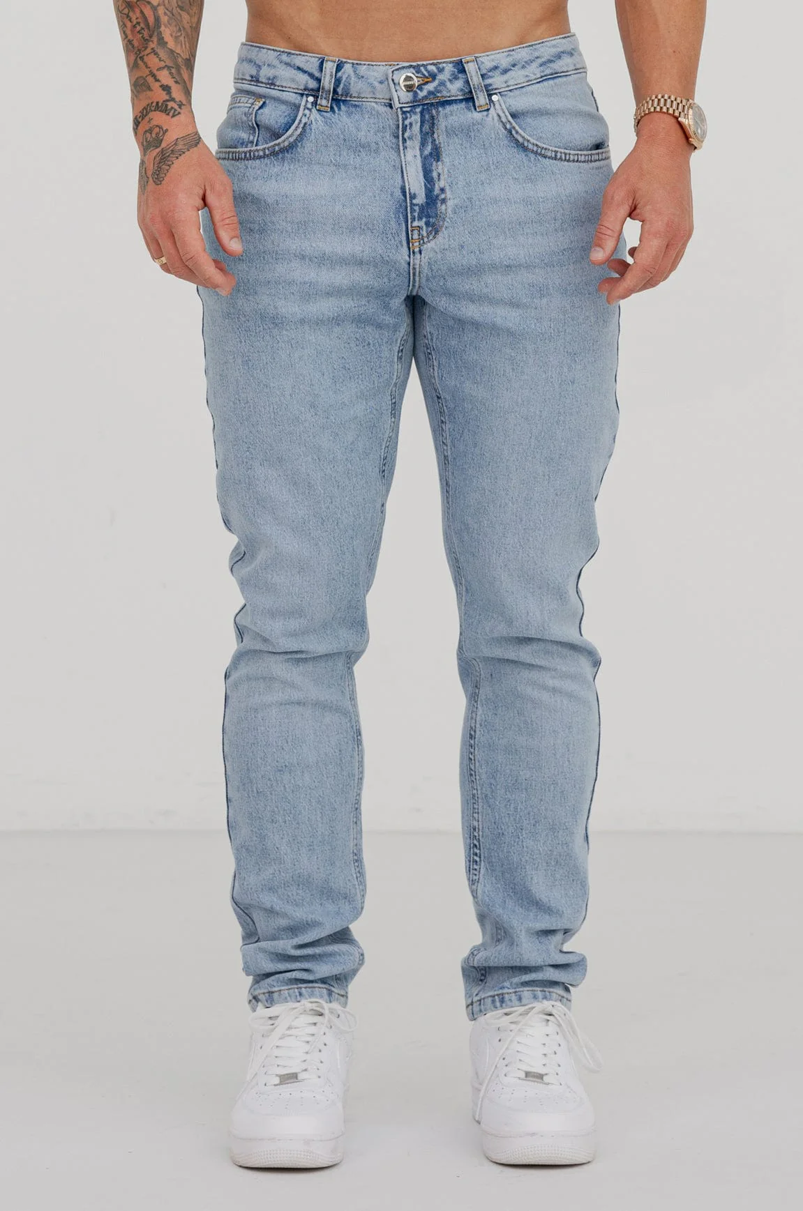 REGULAR FIT JEANS - BLUE - Image 3