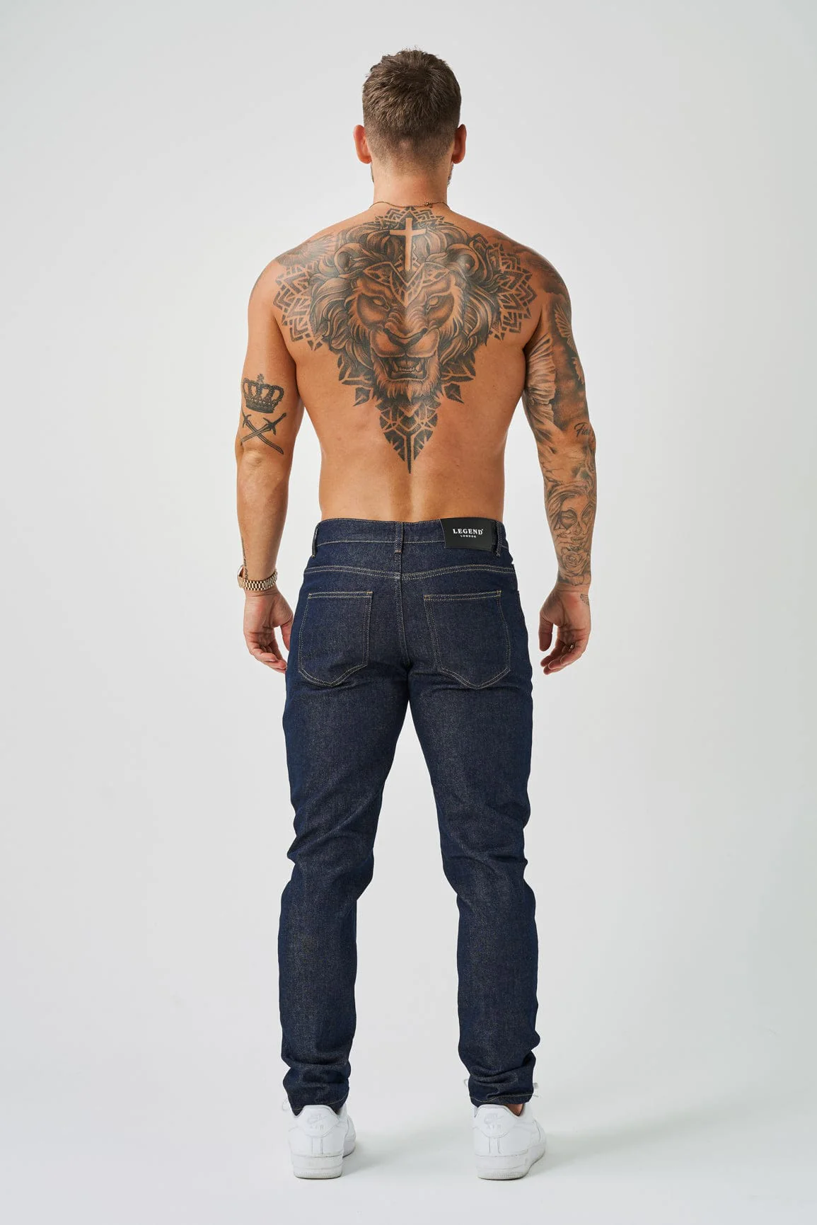 REGULAR FIT JEANS - RAW INDIGO - Image 8