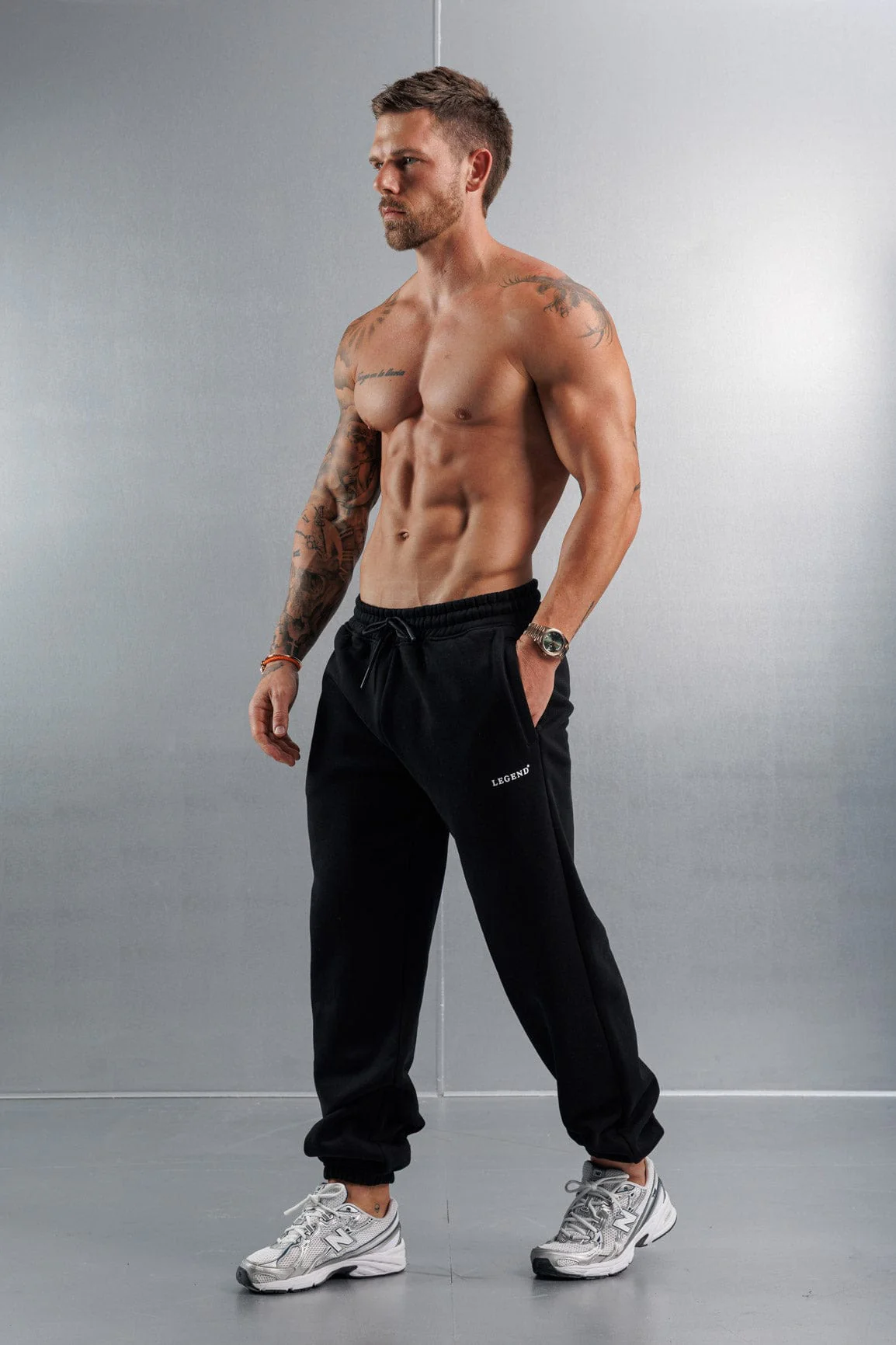 RELAXED JOGGER - BLACK - Image 5