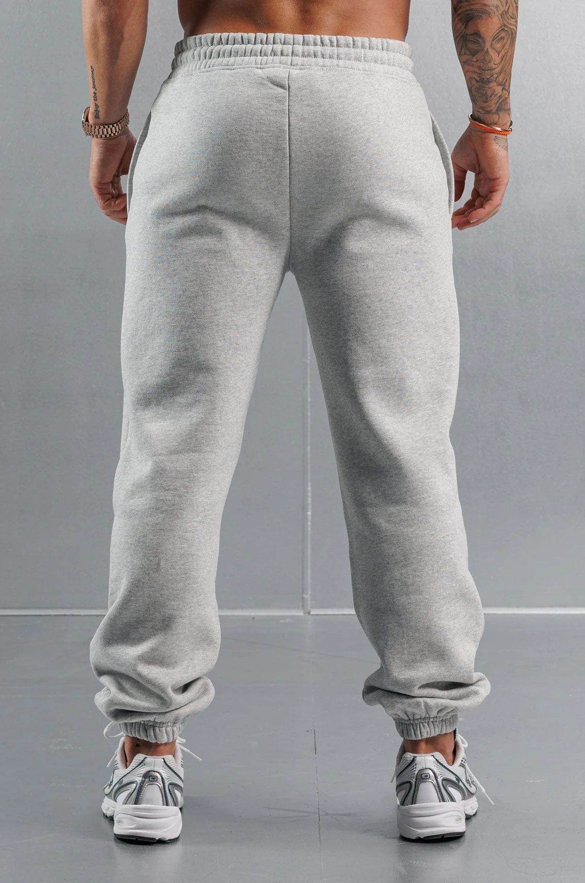 RELAXED JOGGER - GREY MARL - Image 7