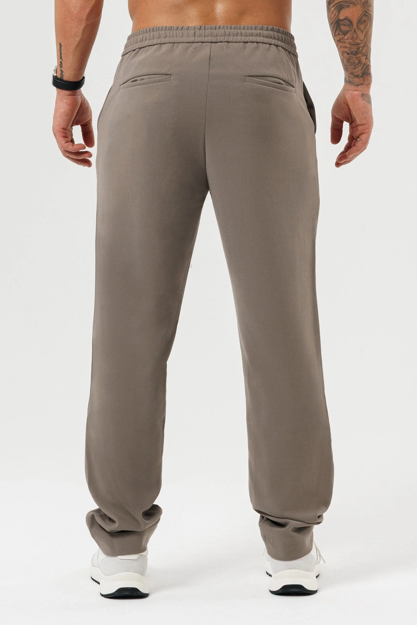 RELAXED TROUSER - TAUPE - Image 4