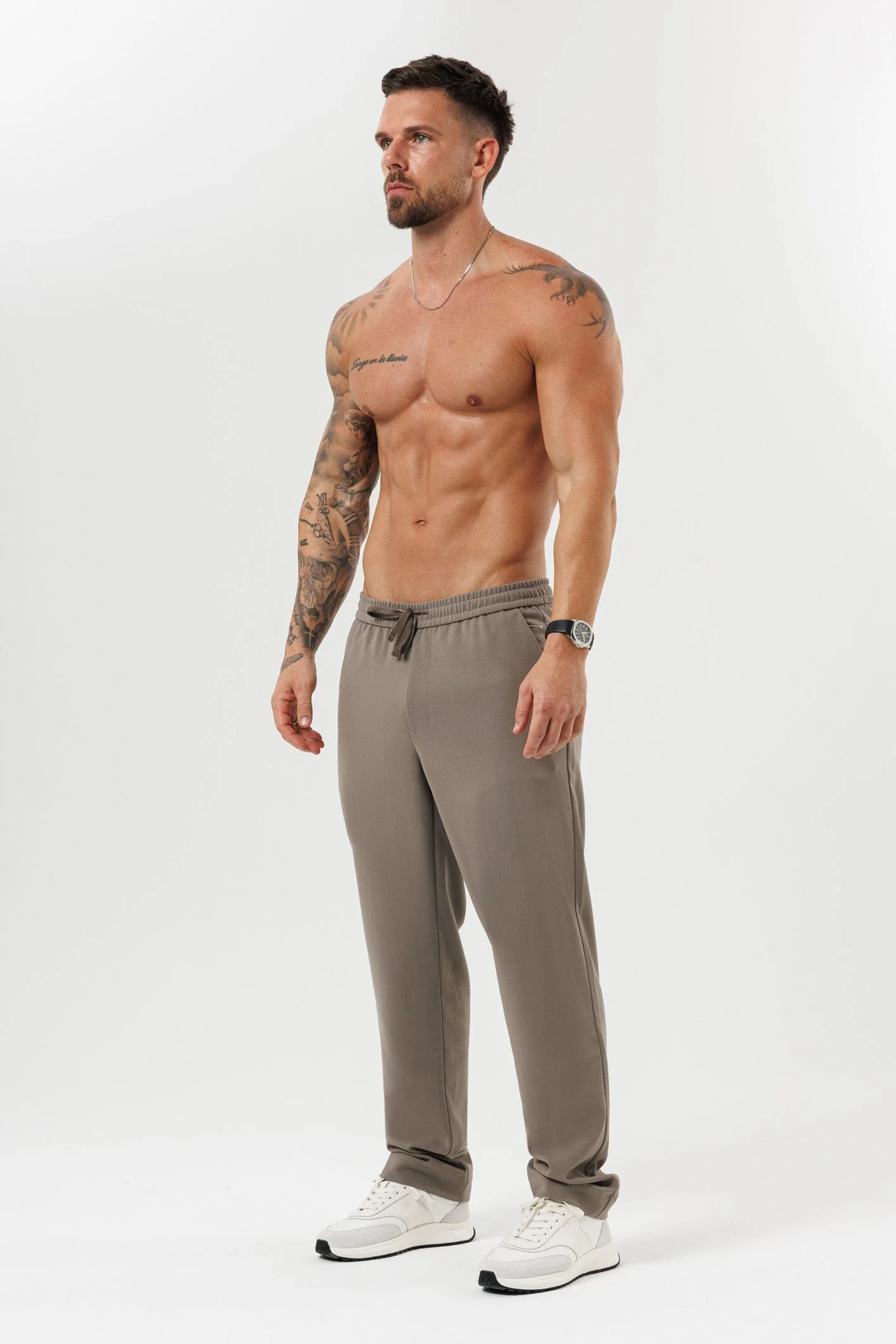 RELAXED TROUSER - TAUPE - Image 6