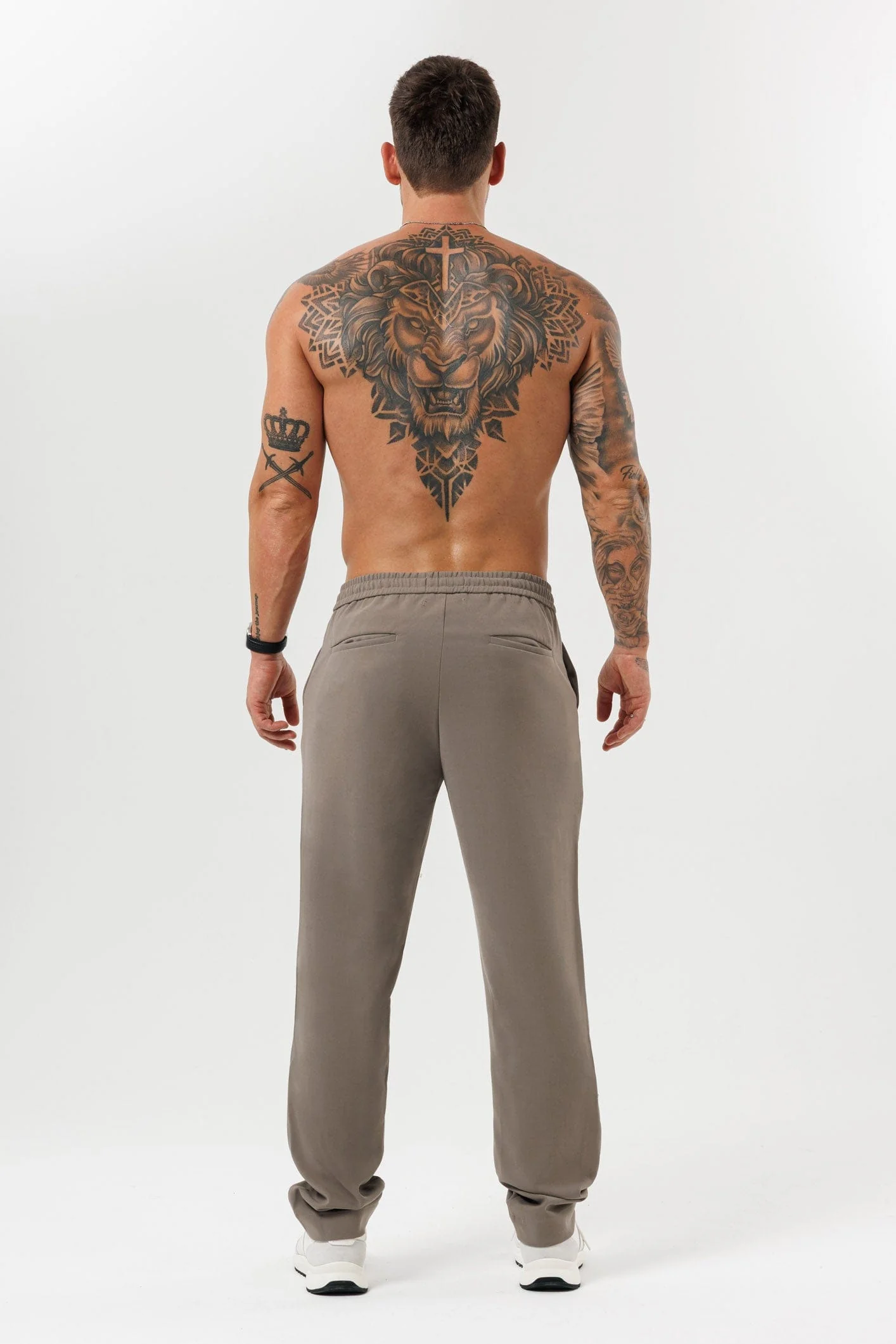 RELAXED TROUSER - TAUPE - Image 7