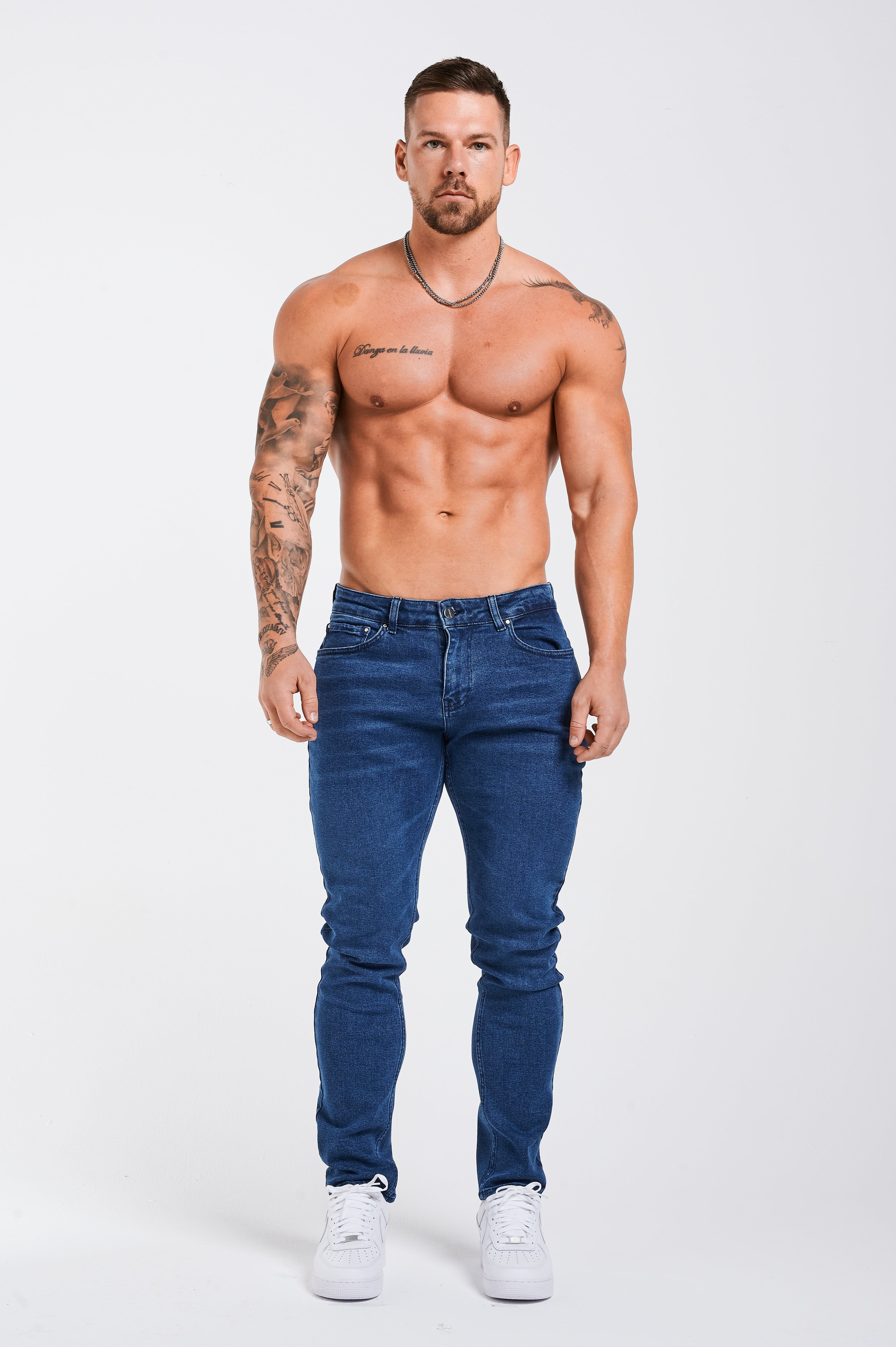 SLIM FIT JEANS 2.0 - DEEP NAVY - Image 3