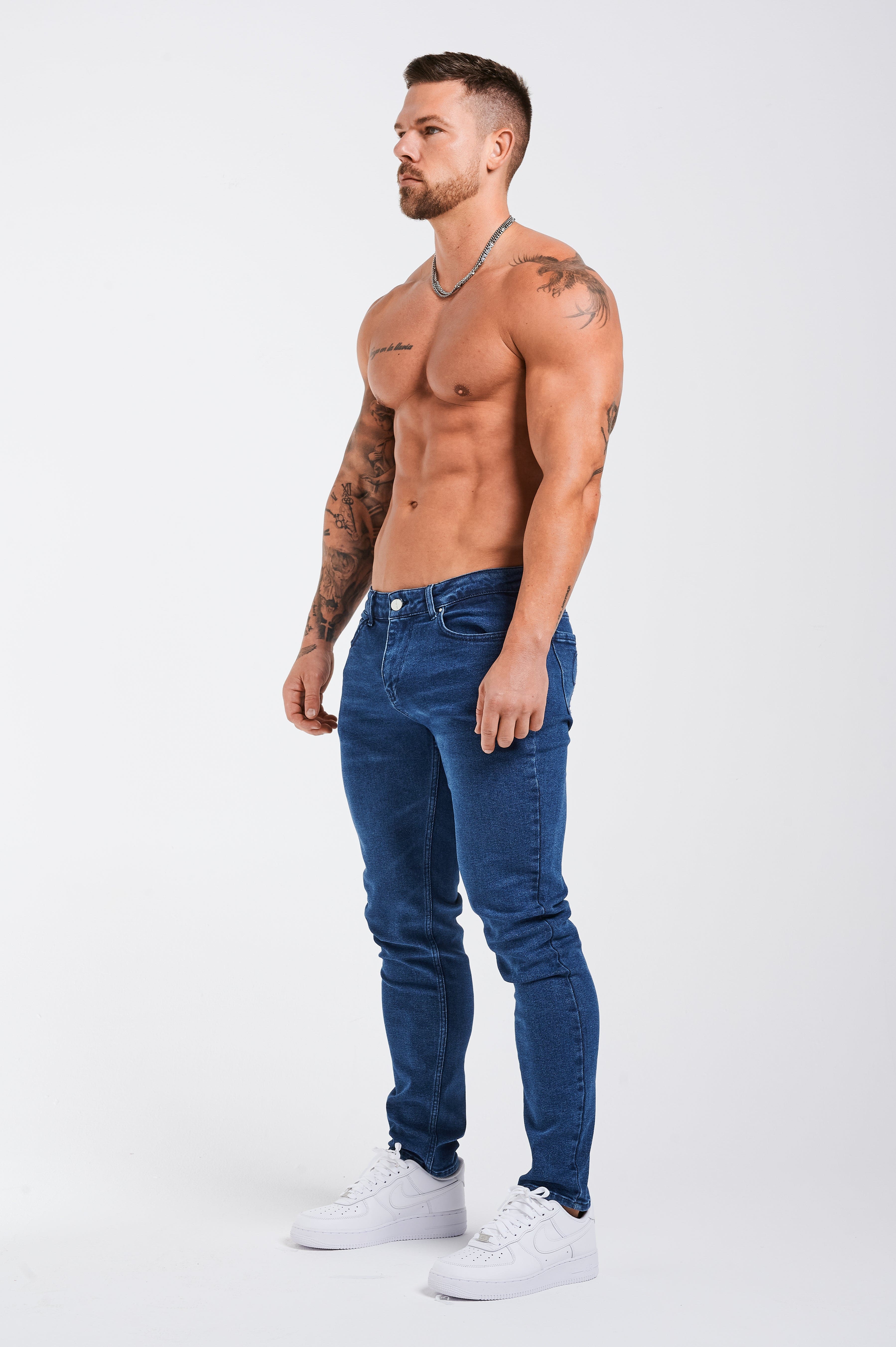 SLIM FIT JEANS 2.0 - DEEP NAVY - Image 4