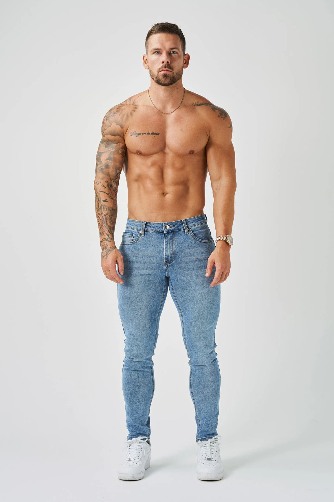 SLIM FIT JEANS 2.0 - BLEACH BLUE - Image 2