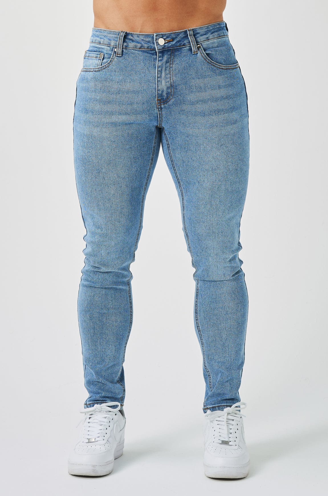 SLIM FIT JEANS 2.0 - BLEACH BLUE - Image 3