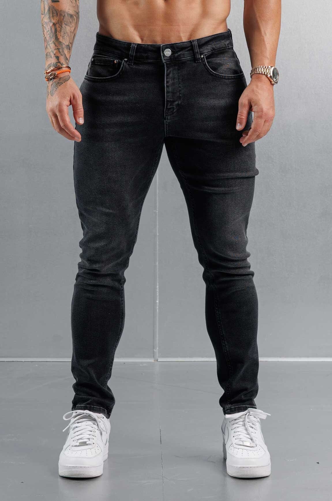 SLIM FIT JEANS 2.0 - CHARCOAL GREY - Image 3