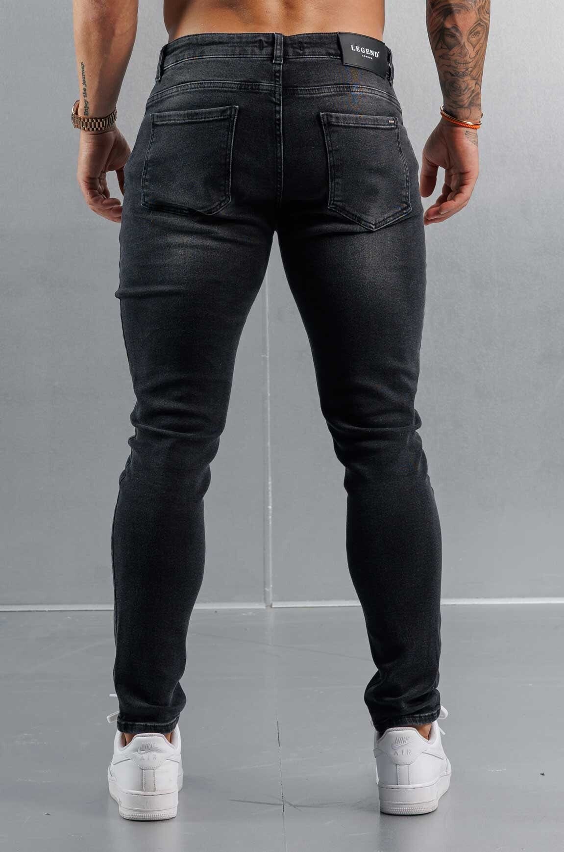 SLIM FIT JEANS 2.0 - CHARCOAL GREY - Image 5
