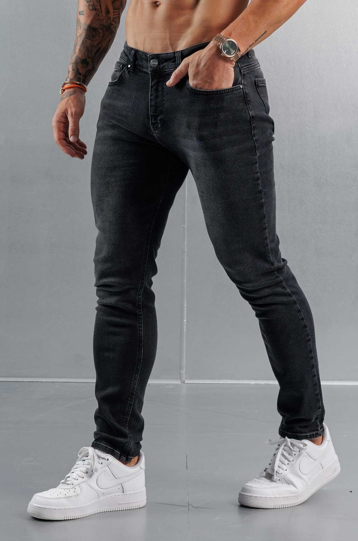 SLIM FIT JEANS 2.0 - CHARCOAL GREY - Image 7