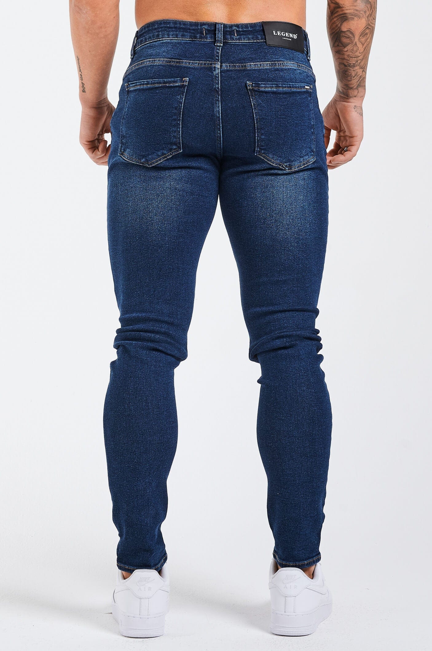 SLIM FIT JEANS 2.0 - DARK BLUE - Image 6