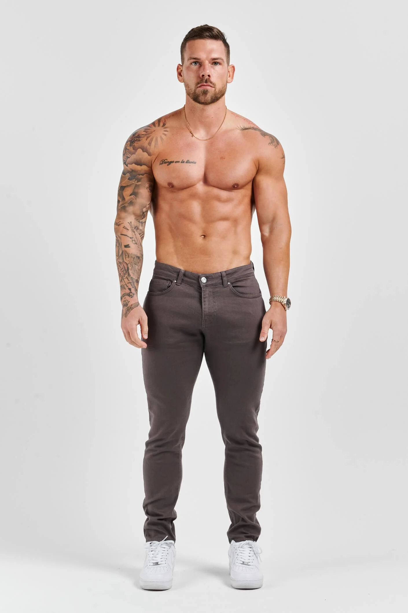 SLIM FIT JEANS 2.0 - DARK GREY - Image 2