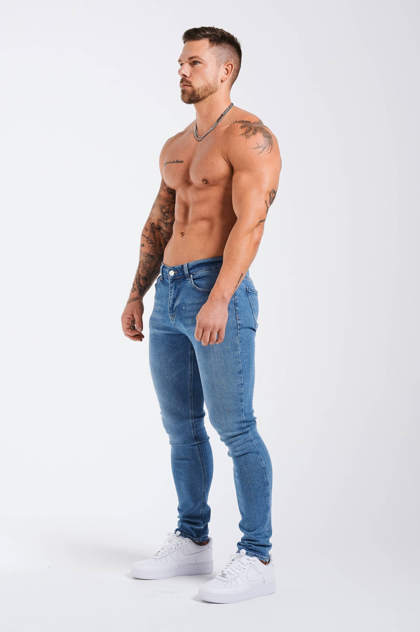SLIM FIT JEANS 2.0 - LIGHT BLUE - Image 4