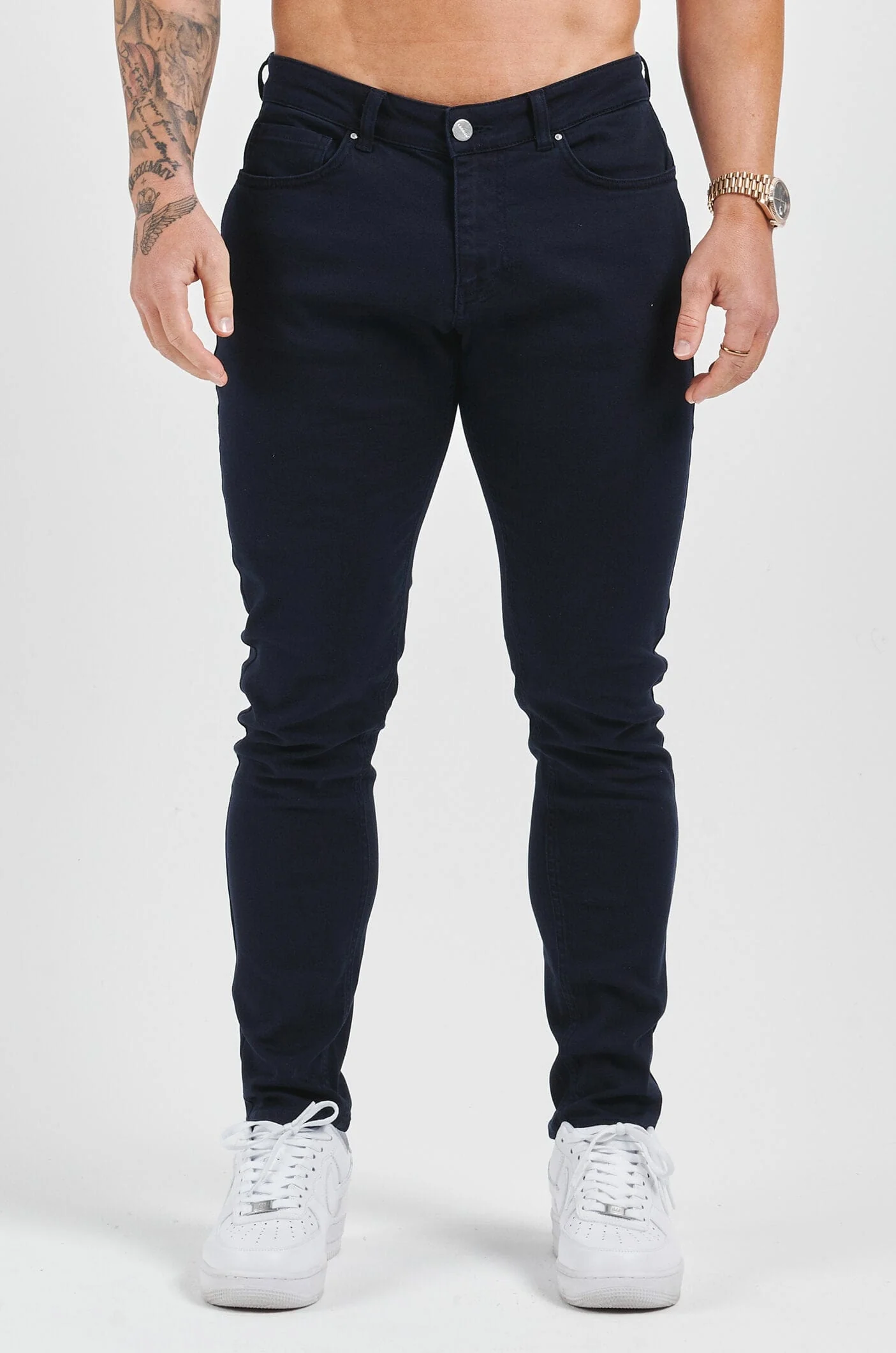 SLIM FIT JEANS 2.0 - NAVY - Image 3