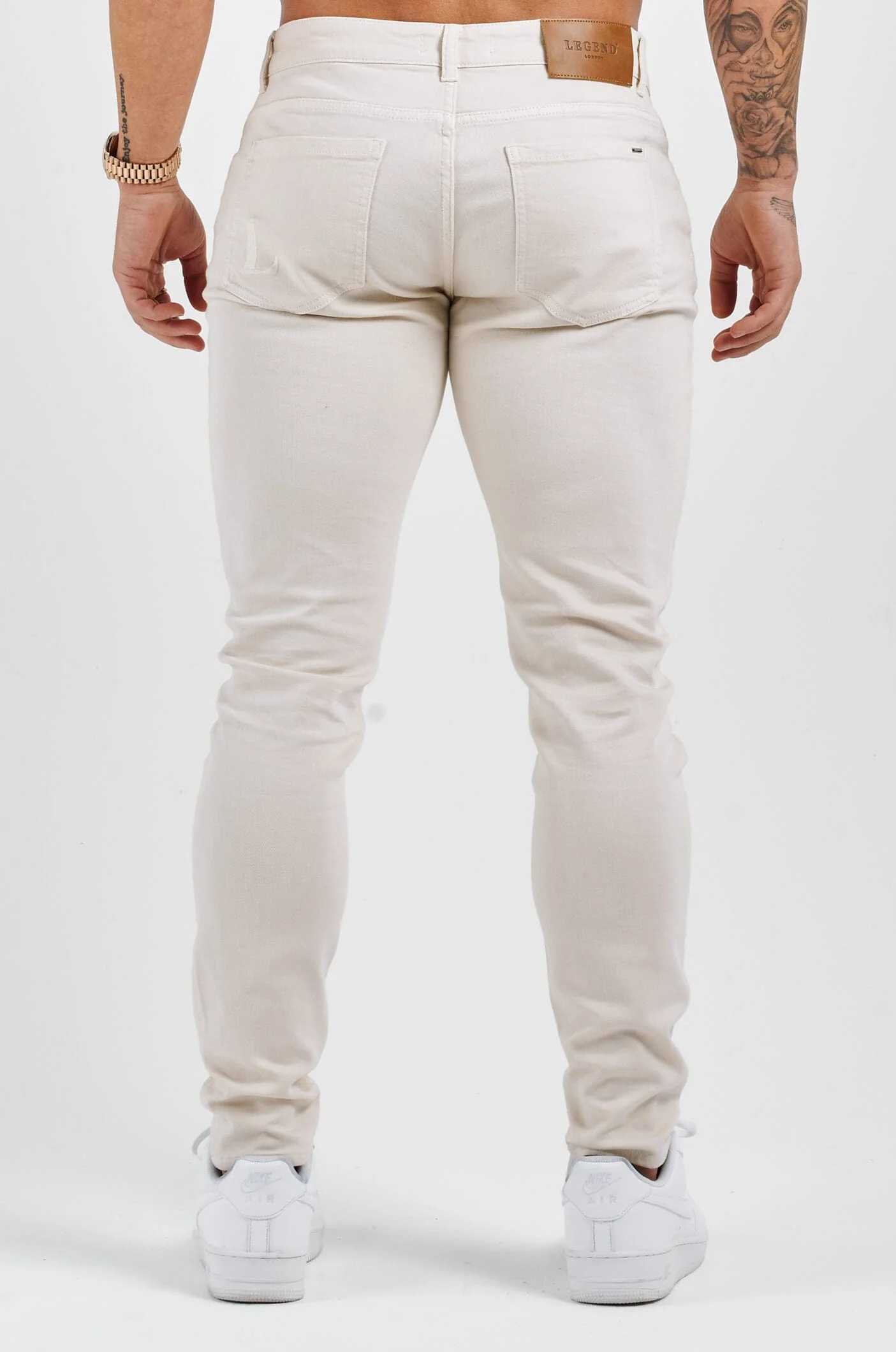 SLIM FIT JEANS 2.0 - OFF WHITE - Image 6