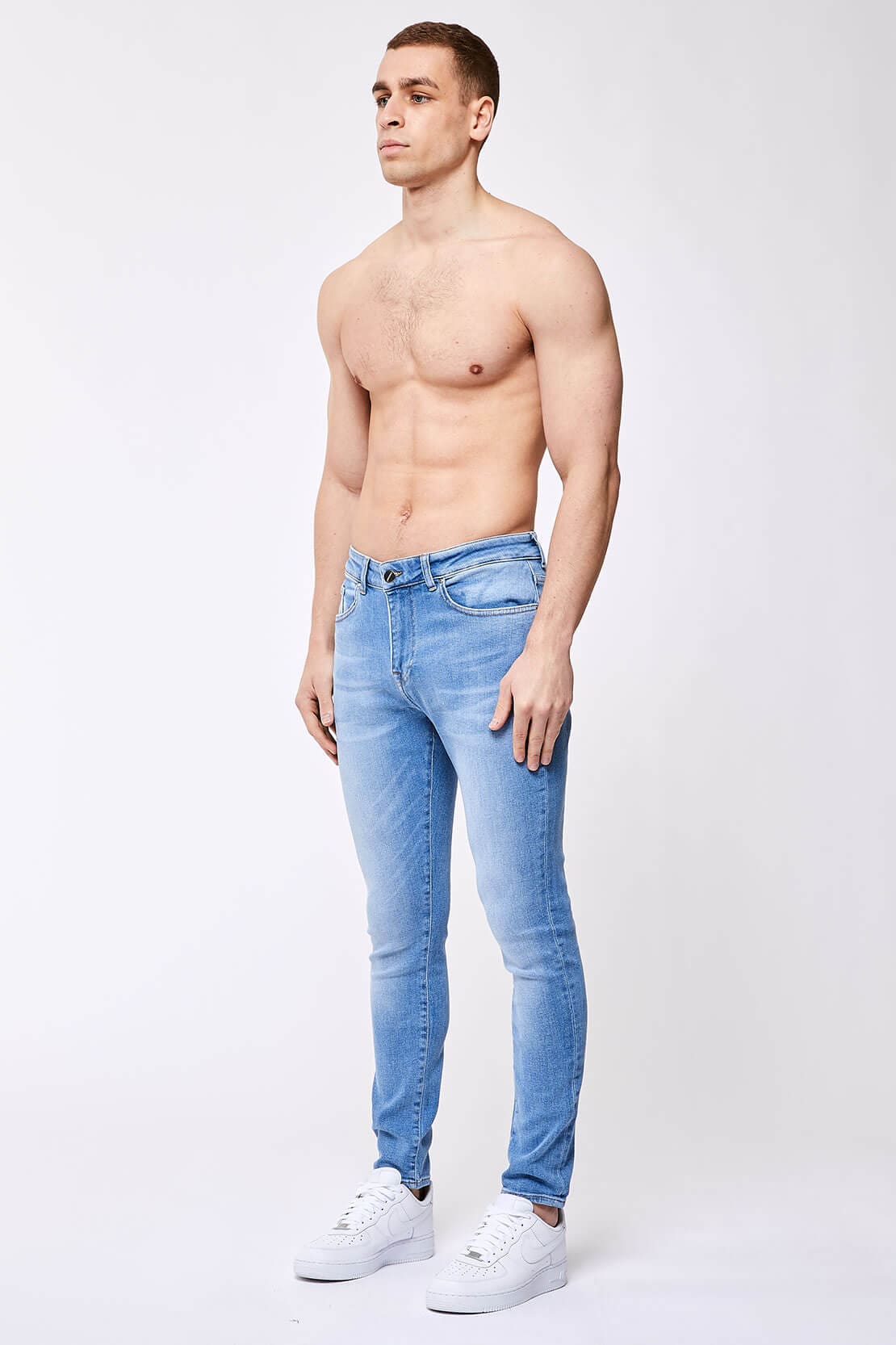 SKINNY FIT JEANS - ESSENTIAL BLUE DENIM - Image 3