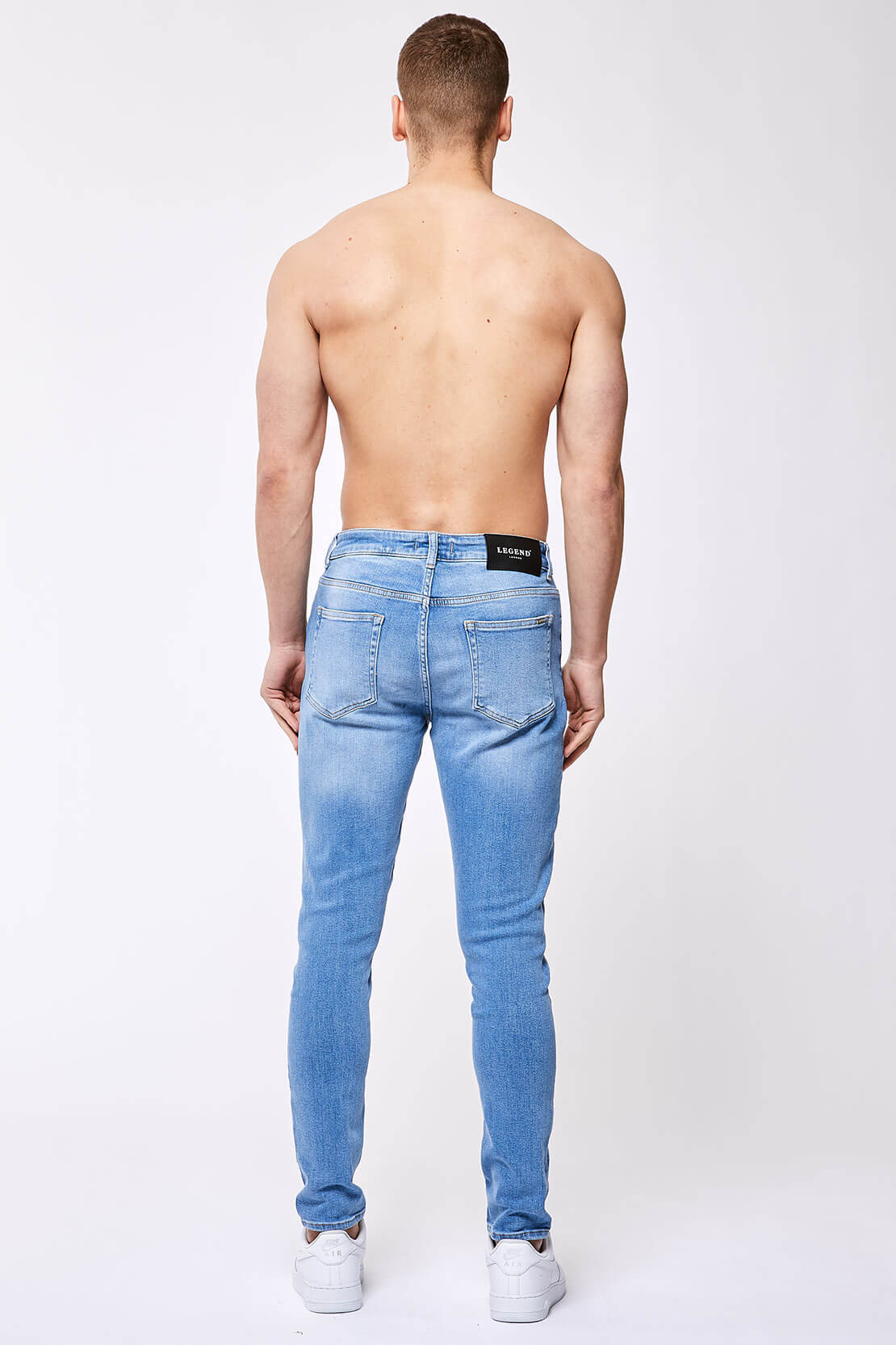 SKINNY FIT JEANS - ESSENTIAL BLUE DENIM - Image 4