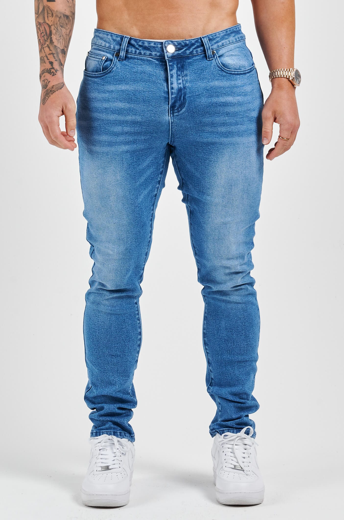 SLIM FIT JEANS 2.0 - SKY BLUE - Image 3