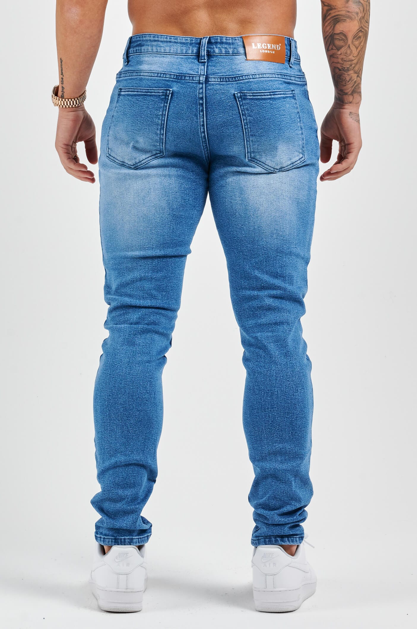 SLIM FIT JEANS 2.0 - SKY BLUE - Image 4