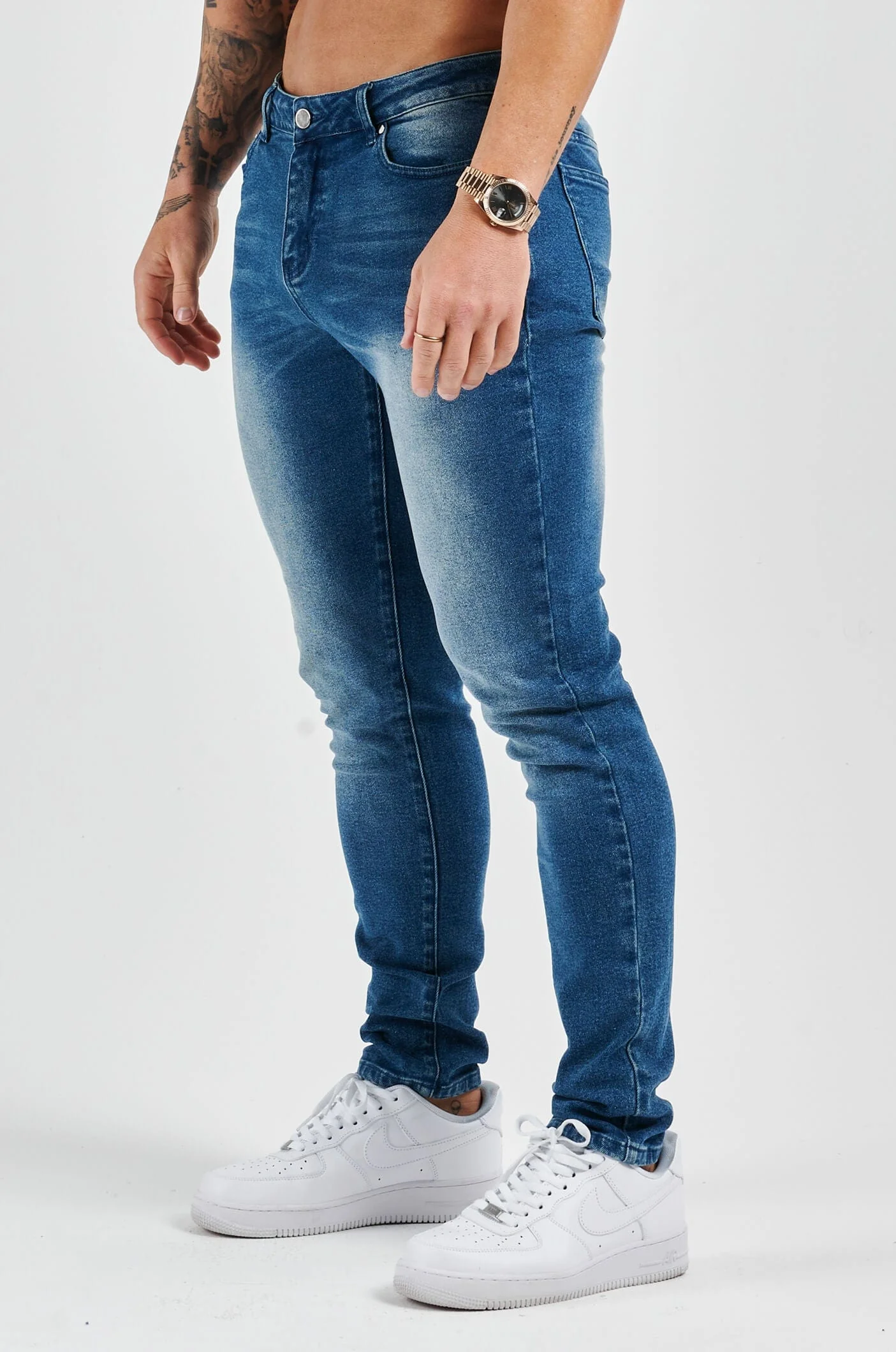 SLIM FIT JEANS 2.0 - VIBRANT BLUE - Image 5