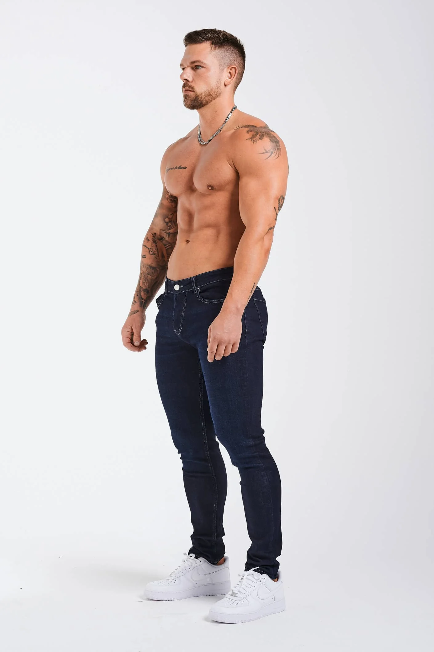 SLIM FIT JEANS 2.0 - RAW INDIGO - Image 4