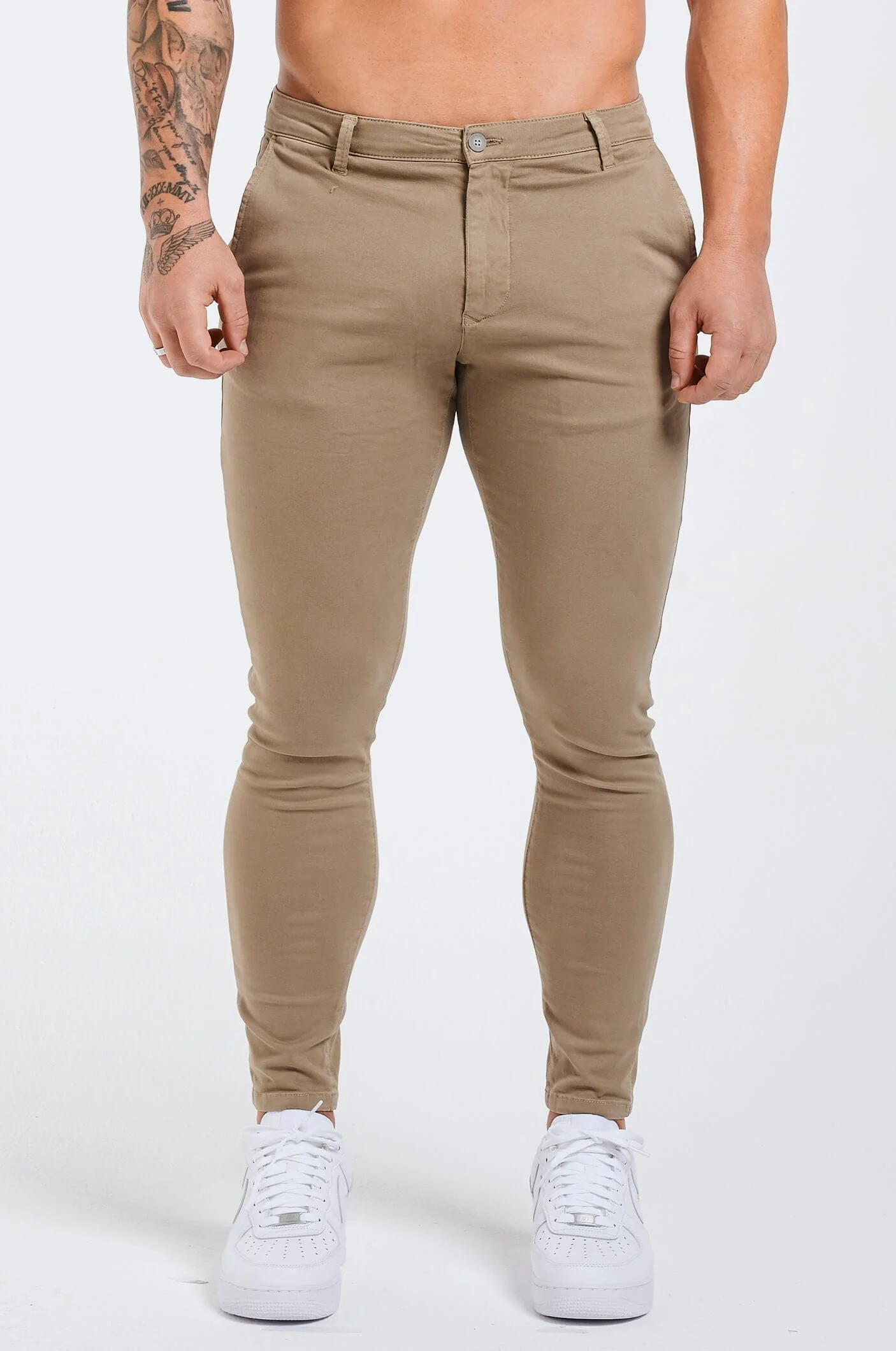 SPRAY-ON STRETCH CHINO - DEEP SAGE - Image 3