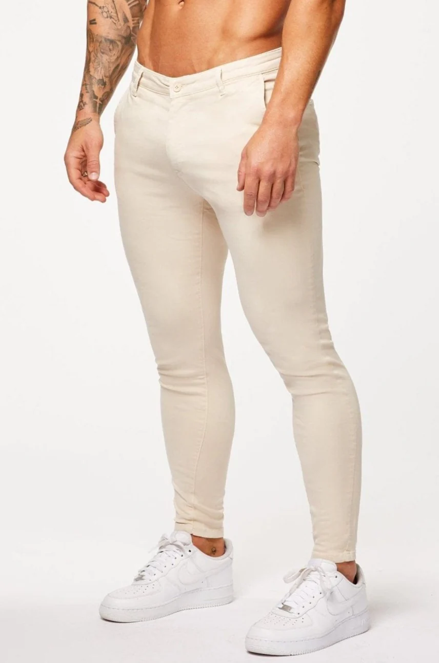 SPRAY-ON STRETCH CHINO - STONE