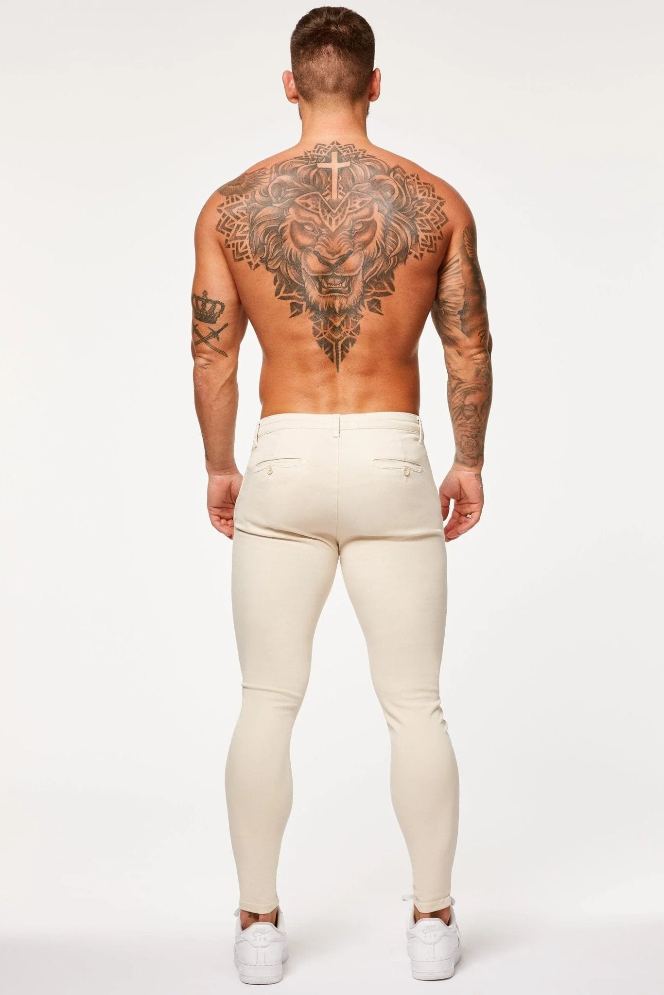 SPRAY-ON STRETCH CHINO - STONE - Image 4